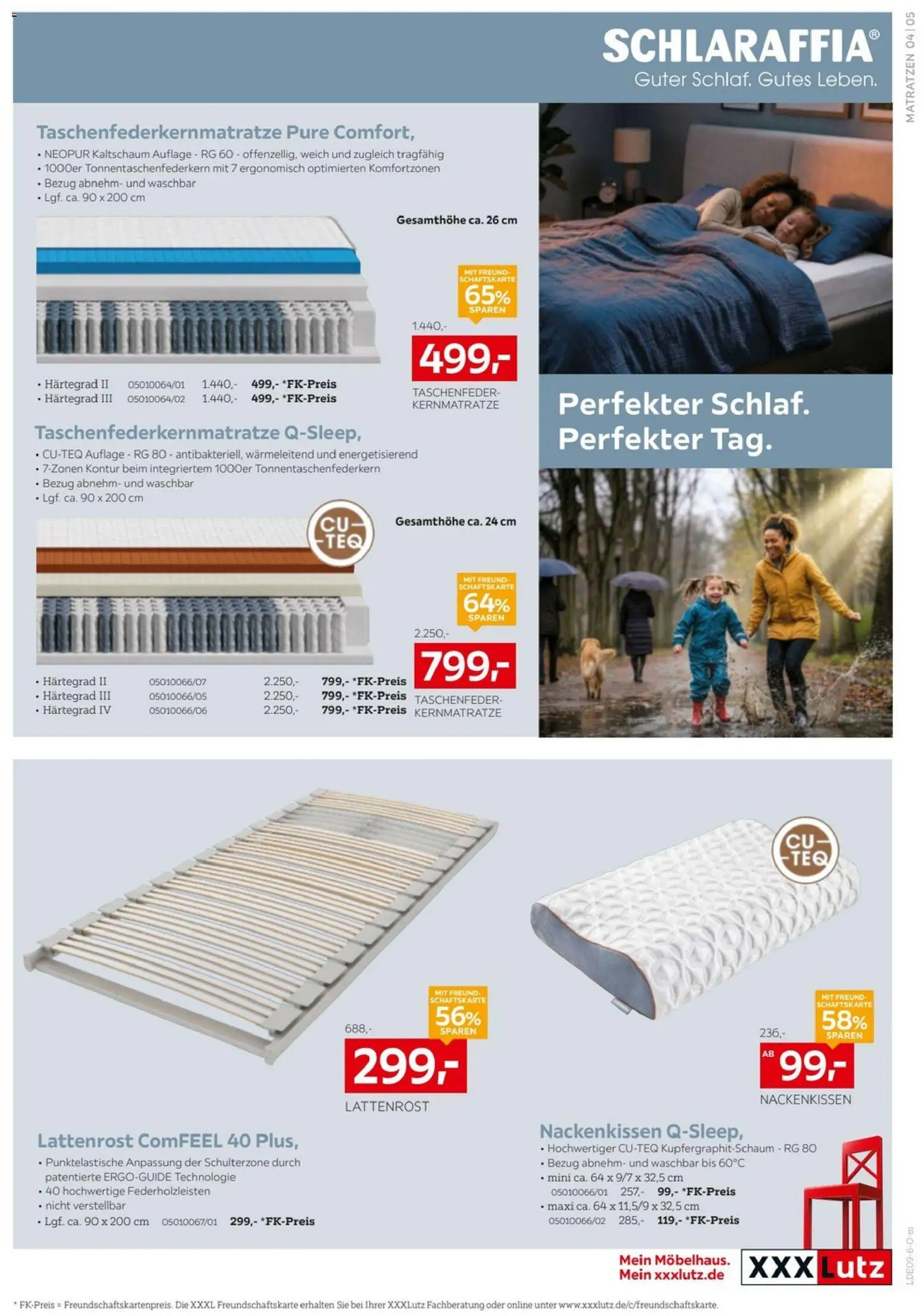 XXXLutz Bis zu 68% auf Matratzen – gültig ab 05.09.2026 | Seite: 5 | Produkte: Lattenrost