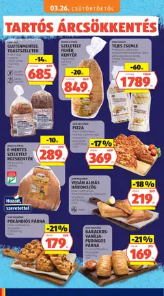 E-MENTES SZELETELT ROZSKENYÉR, 500 g/csomag - amely érvényes a következő dátumtól: 03.05.2026 | Oldal: 76