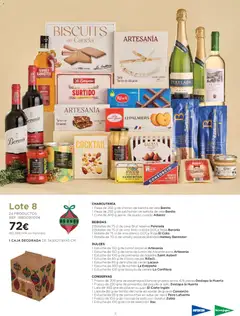 Vista previa El Corte Inglés Cestas Navidad 2026 válido desde el 08/10/2026 | Página: 11 | Productos: Conservas, Aceite de girasol, Vino blanco, Whisky escocés