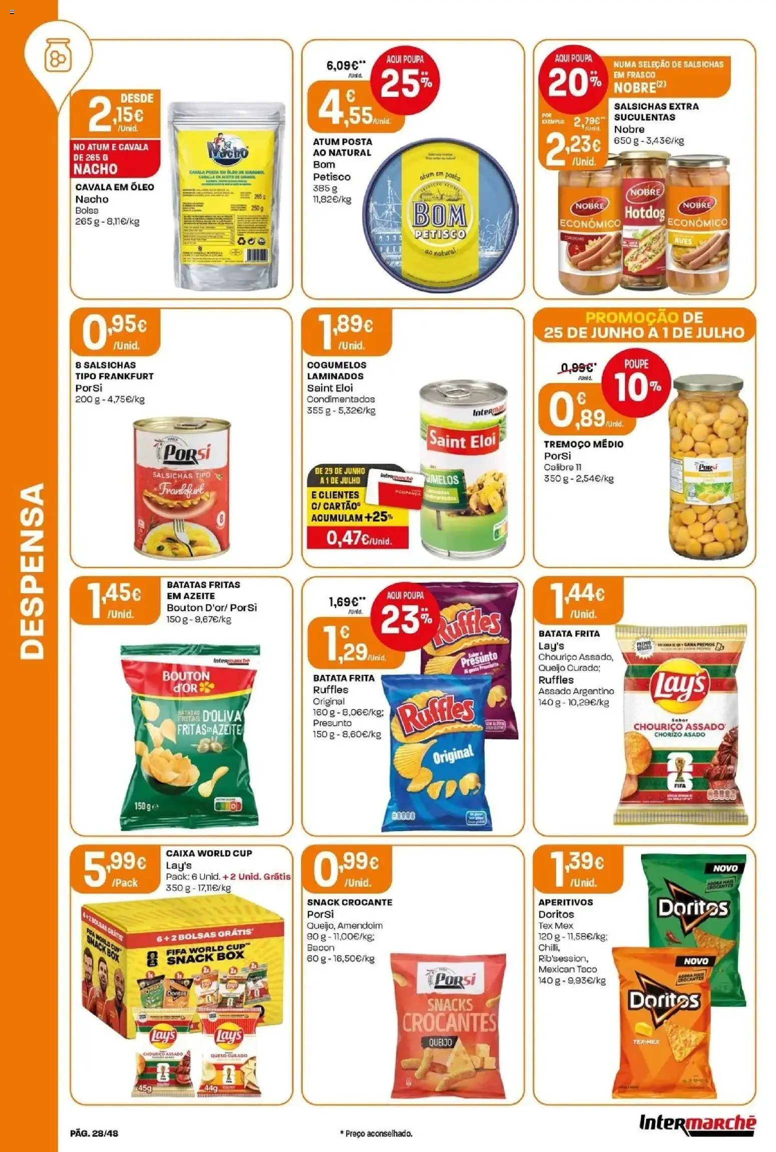 Intermarché - Isto é que são preços BAIXOS! │ válido de 25/06/2026 | Página: 28