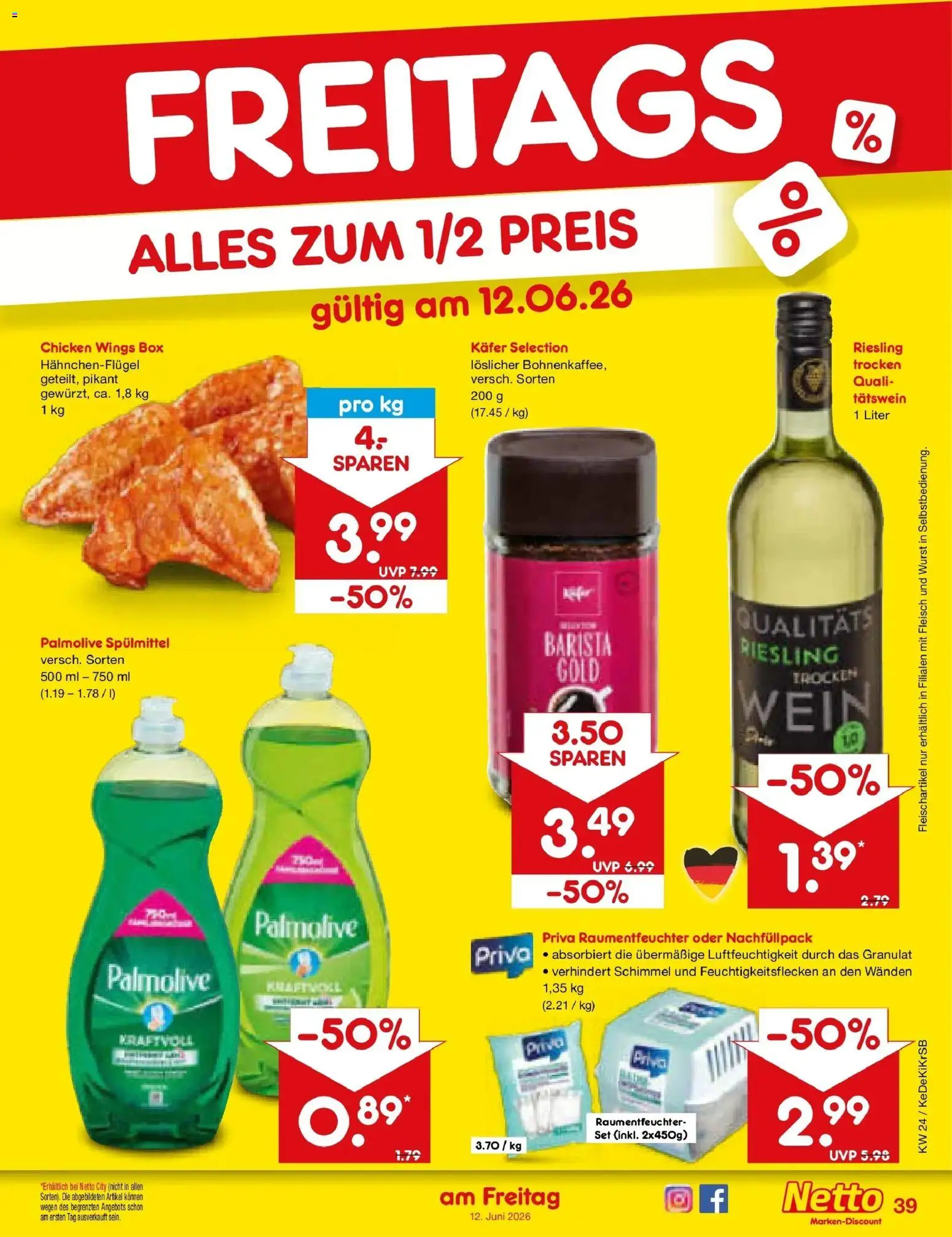 Netto Marken-Discount Prospekt Jüchen – gültig ab 08.06.2026 | Seite: 57 | Produkte: Box, Wurst, Wein, Fleisch