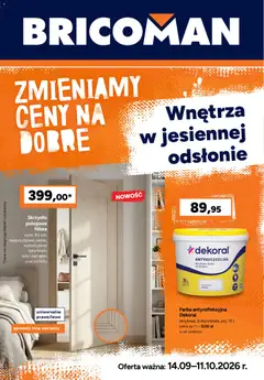 Pogląd oferty "Bricoman gazetka" - ważna od 14.09.2026