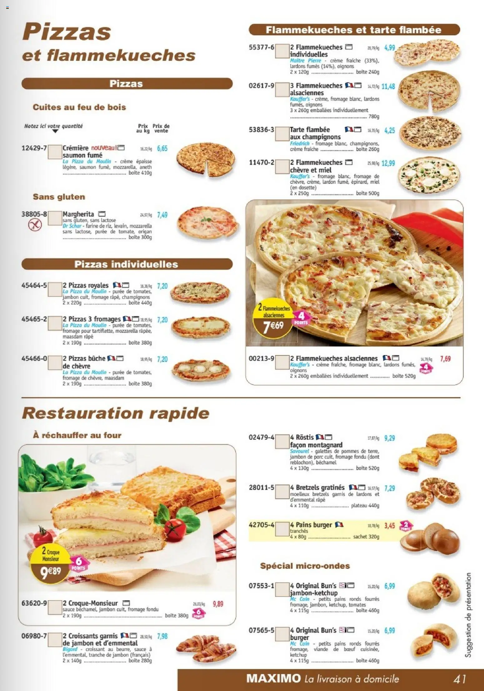 {H1} | Page: 41 | Produits: Viande de bœuf, Jambon, Viande, Burger