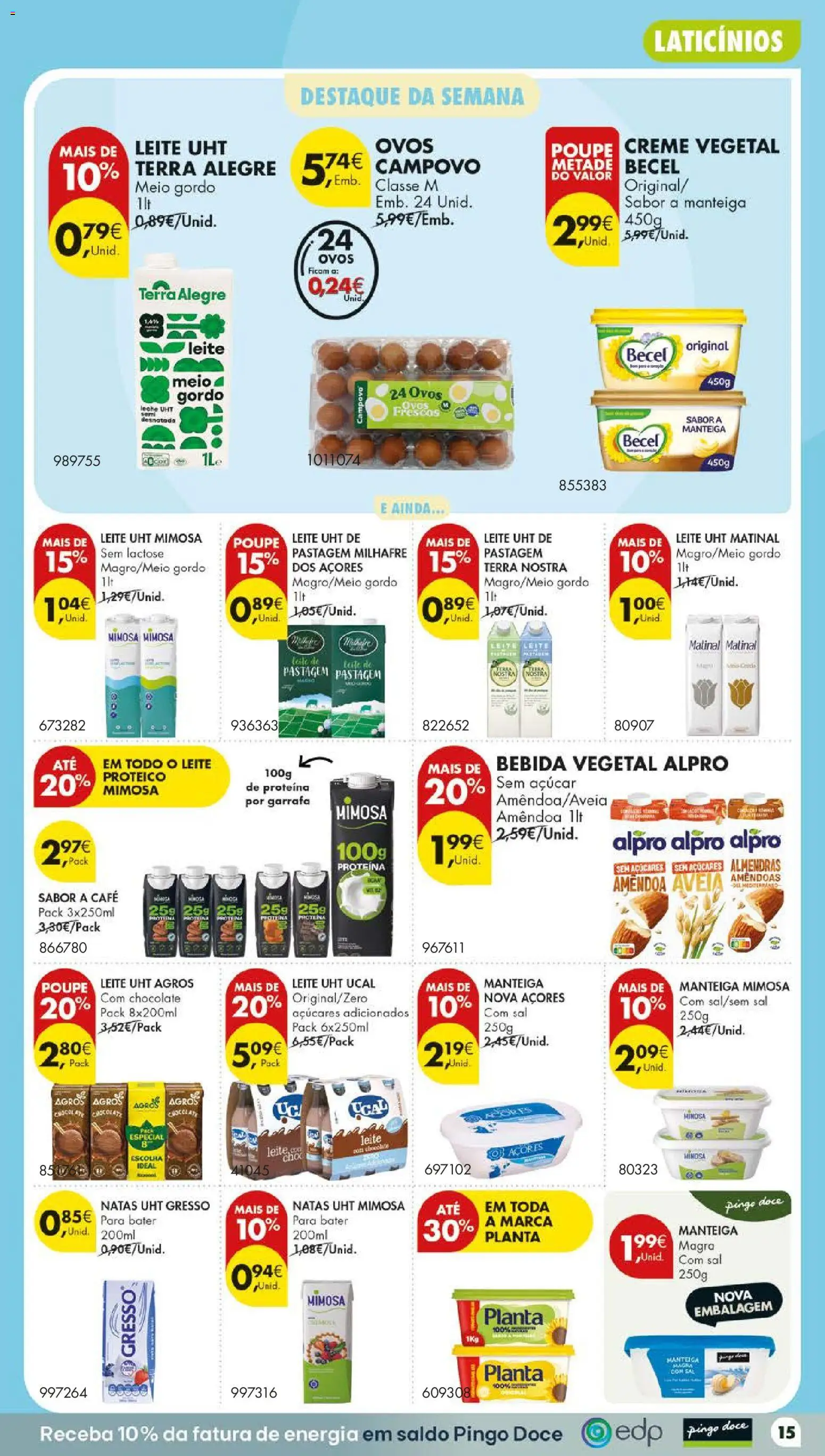 Pingo Doce folheto Poupe Este Fim de Semana │ válido de 29/10/2026 | Página: 17 | Produtos: Amêndoas, Manteiga, Natas, Bebida