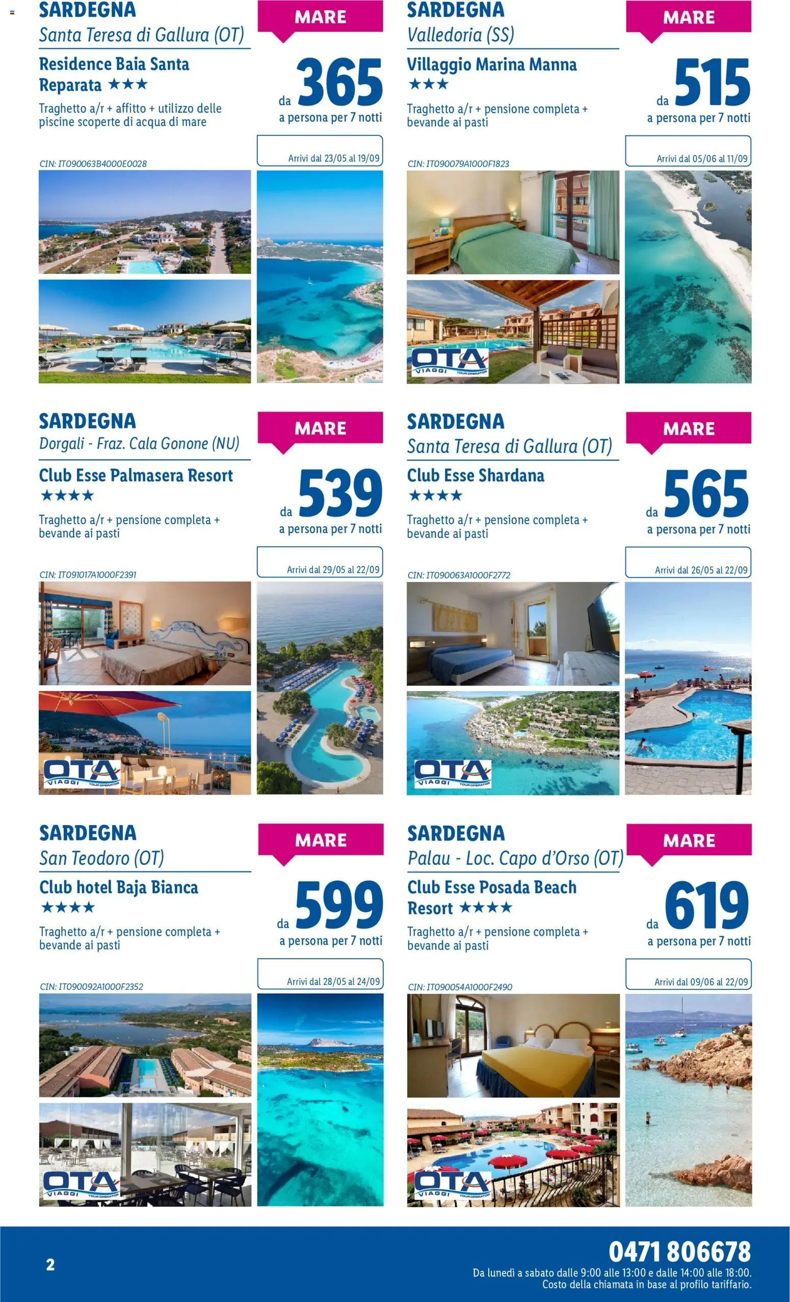 Volantino Lidl del 30.04.2026 | Pagina: 2 | Prodotti: Acqua