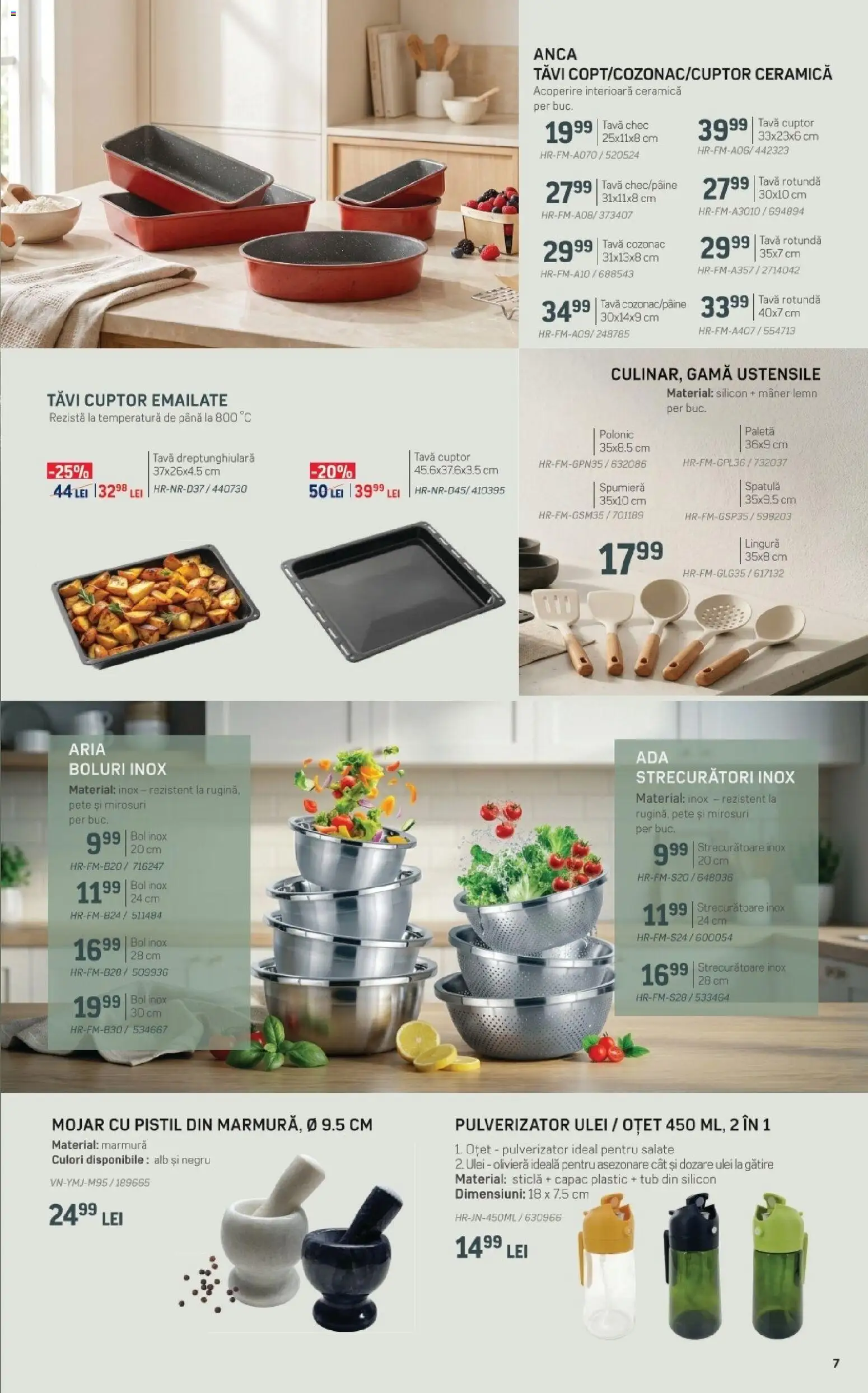 Noul catalog Selgros – valabil de la 05.06.2026 | Pagină: 7 | Produse: Cuptor, Bol, Mâner, Oțet