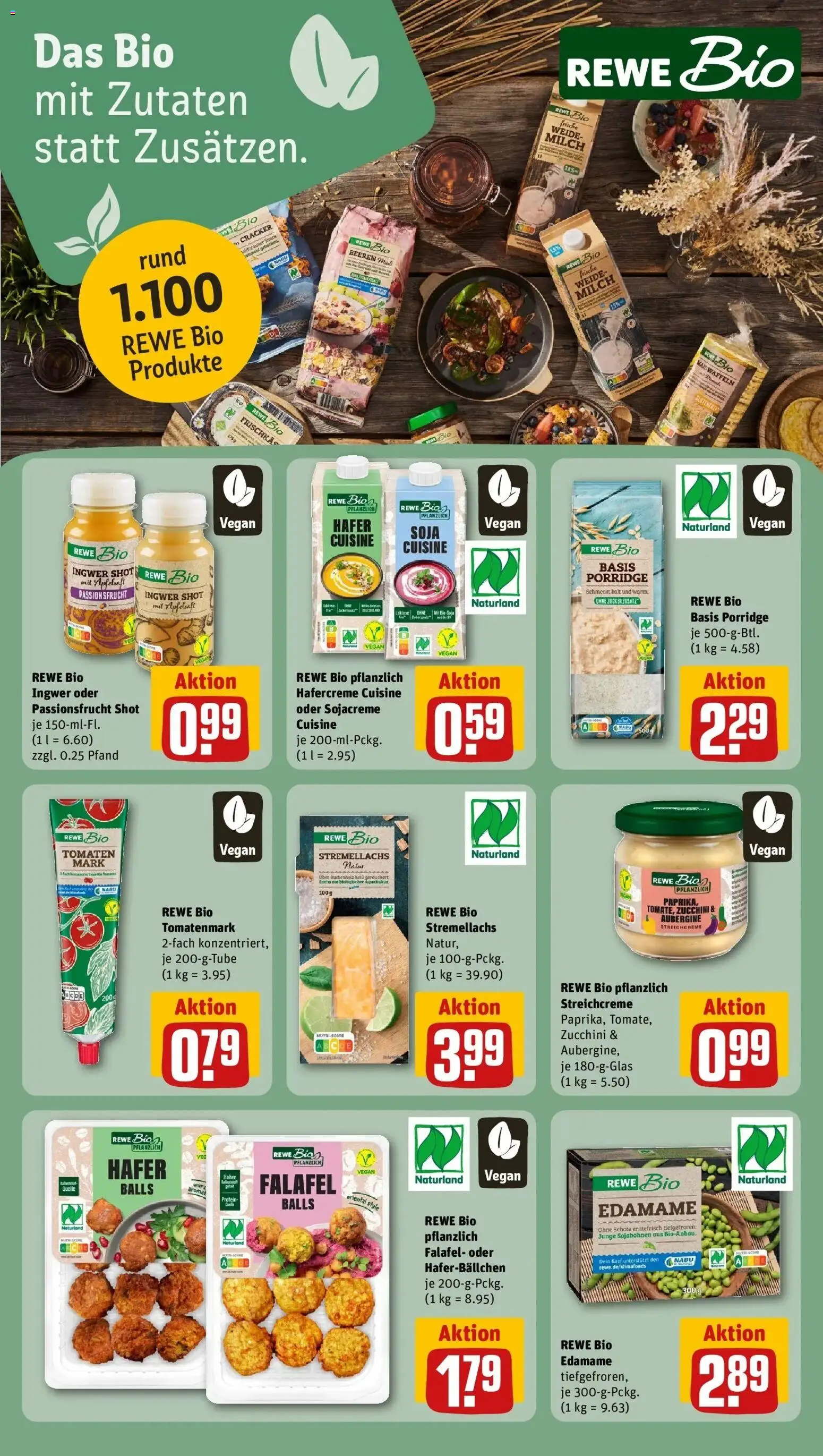 Rewe Prospekt Gelsenkirchen – gültig ab 27.07.2026 | Seite: 13 | Produkte: Milch, Apfelsaft, Aubergine, Zucchini