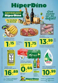 Vista previa HiperDino folleto válido desde el 24/09/2026
