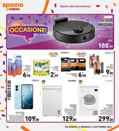 Anteprima del volantino Spazio Conad volantino valido a partire dal 04/09/2026 | Pagina: 26 | Prodotti: Boxer, Fotocamera, Adattatore, Batteria