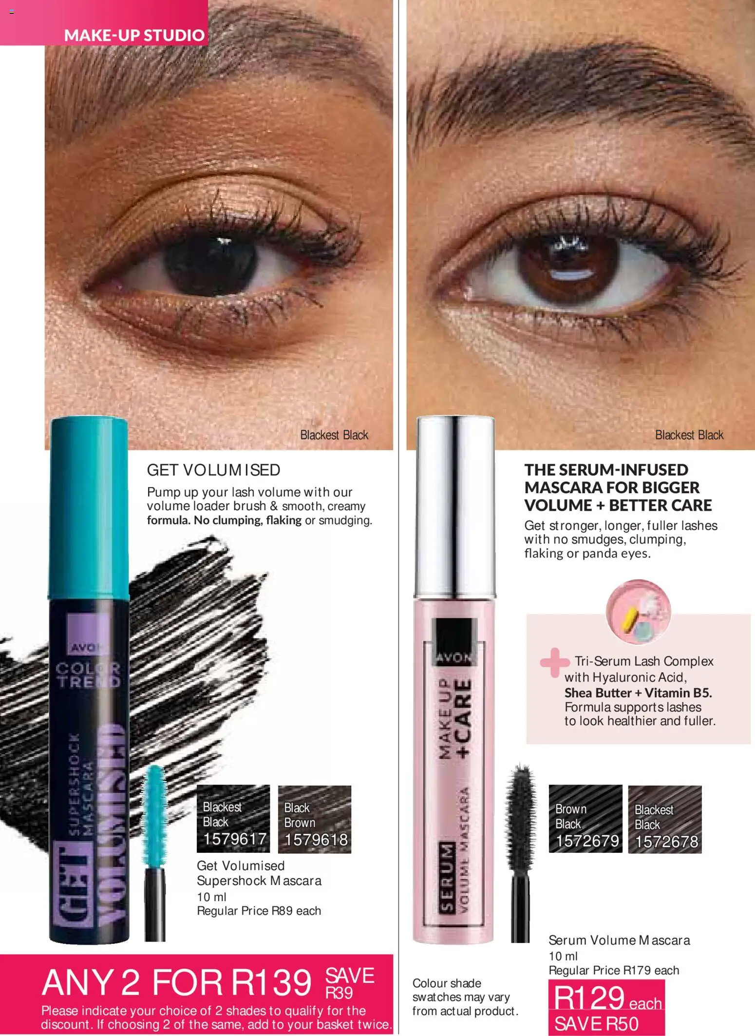 New Avon catalogue – valid from 01/10/2026 | Page: 50 | Products: Serum, Basket, Butter, Brush