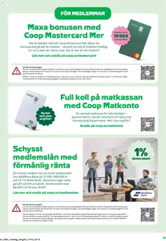 Stora Coop erbjudanden - Förhandsvisning av reklamblad från butik Stora Coop aktuell från 08.06.2026 | Sida: 13