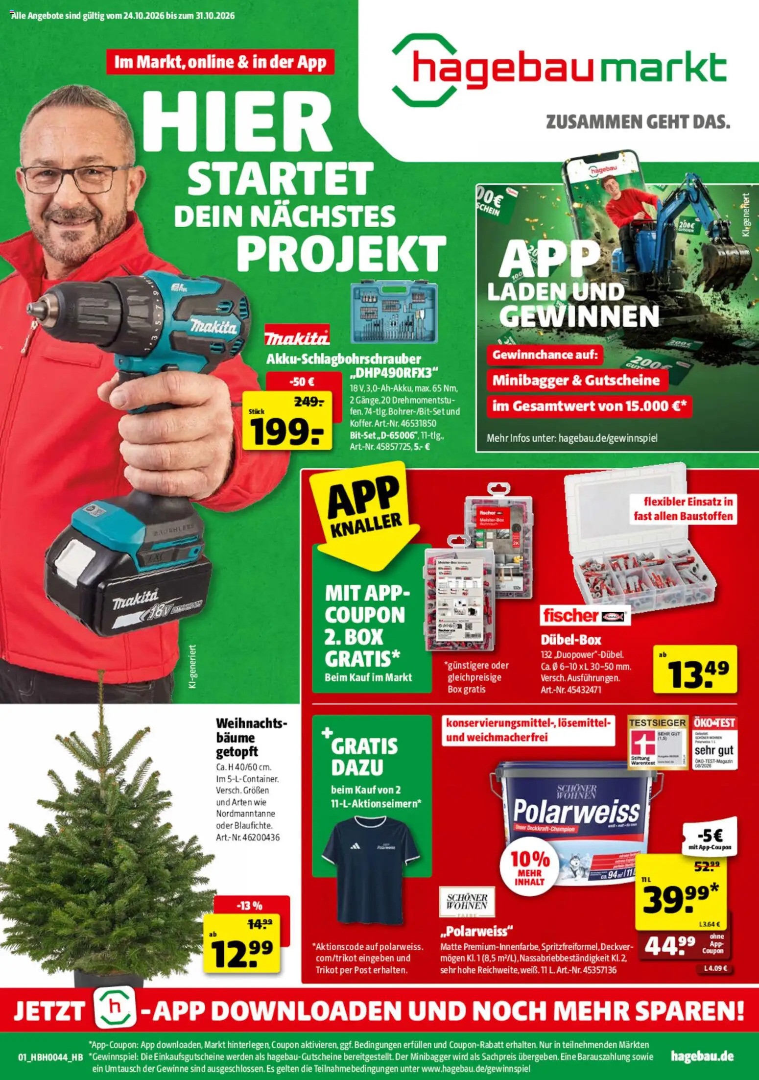 Hagebau Prospekt – gültig ab 24.10.2026 | Seite: 1 | Produkte: Box