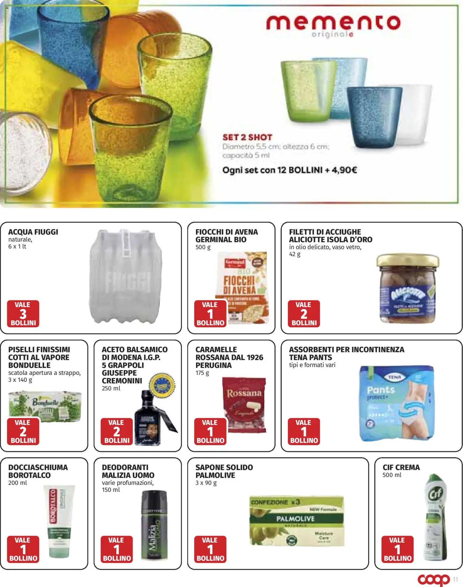 Volantino COOP del 28.05.2026 | Pagina: 11 | Prodotti: Crema, Olio, Acciughe, Scatola