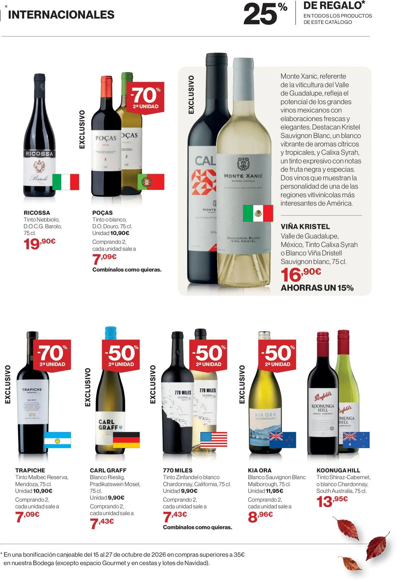 El Corte Inglés Bodega │ válido desde el 01/10/2026 | Página: 23 | Productos: Fruta, Cítricos