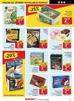 LEDO SLADOLED odabrane vrste, 900ml, LEDO SLADOLED odabrane vrste, 900ml, 1l=4,43EUR - Pregled kataloga iz trgovine Konzum, vrijedi od 06.05.2026 | Stranica: 15