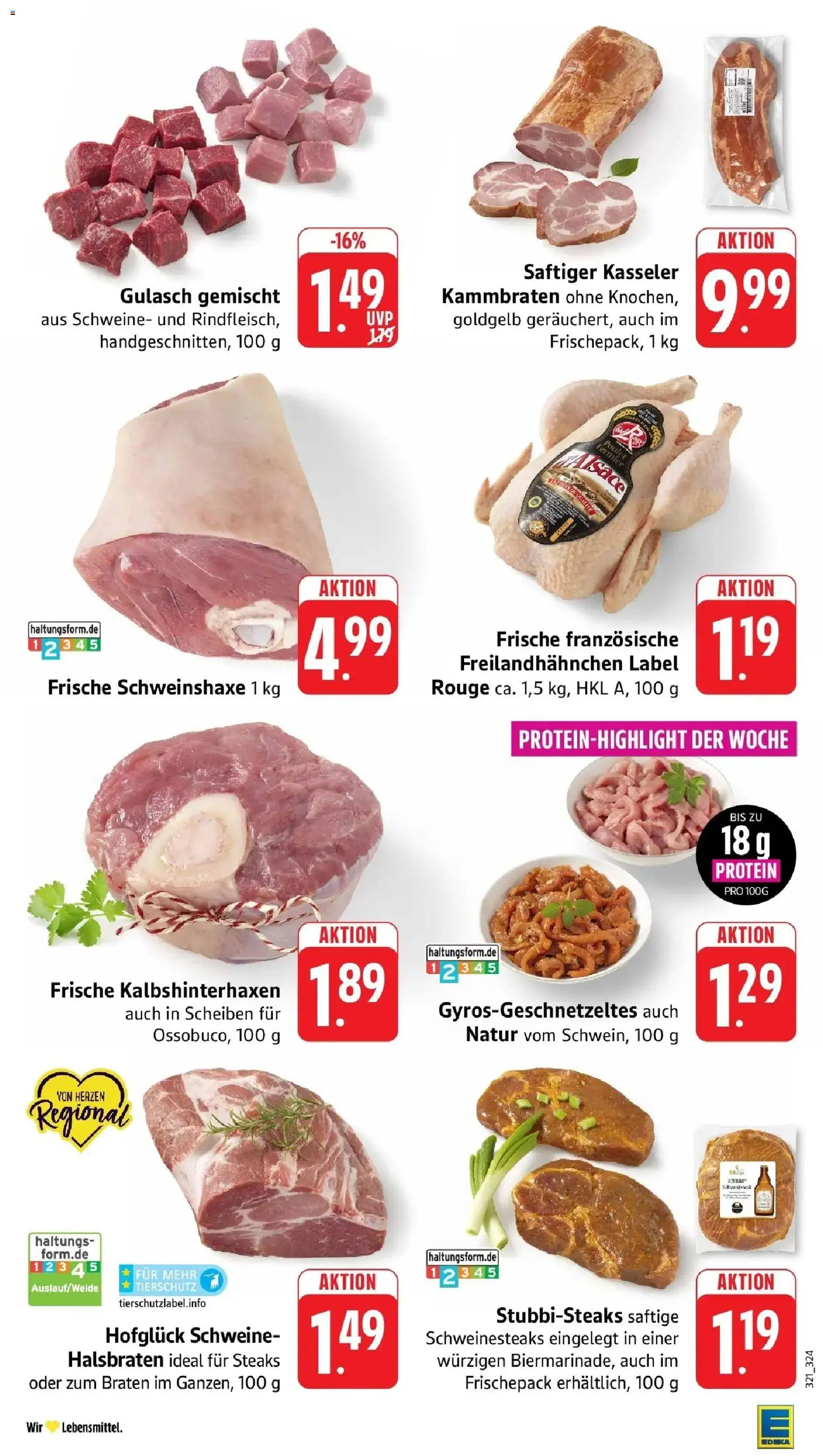 Edeka Prospekt Mutterstadt (ab 14.09.2026) » Angebote Online | Seite: 4 | Produkte: Rouge, Gulasch
