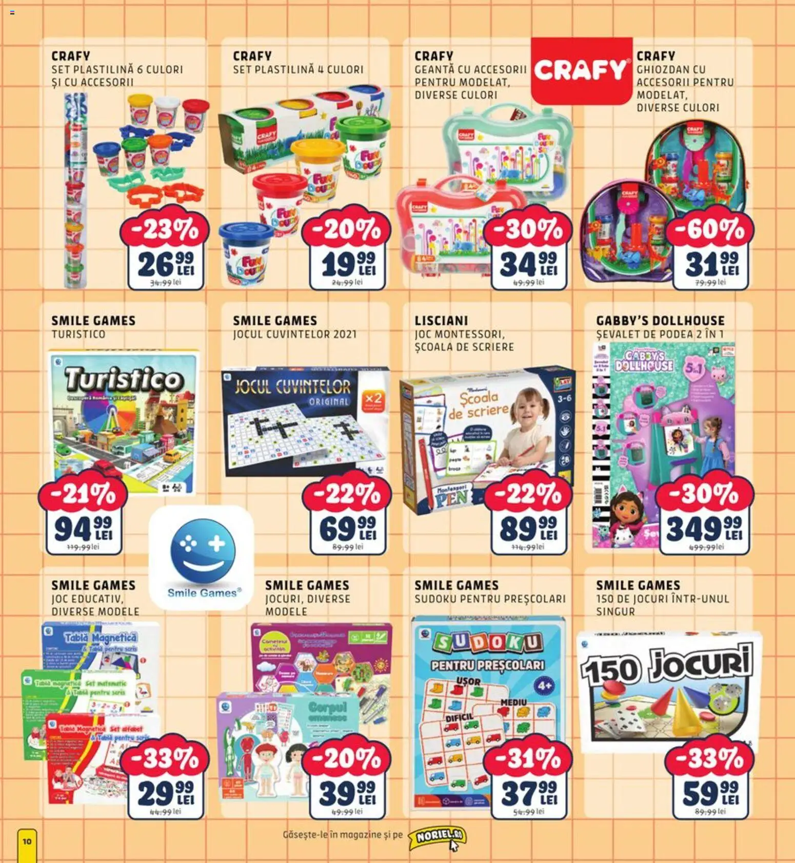 Noul catalog Noriel – valabil de la 06.08.2026 | Pagină: 10 | Produse: Joc, Geantă, Tablă, Ghiozdan