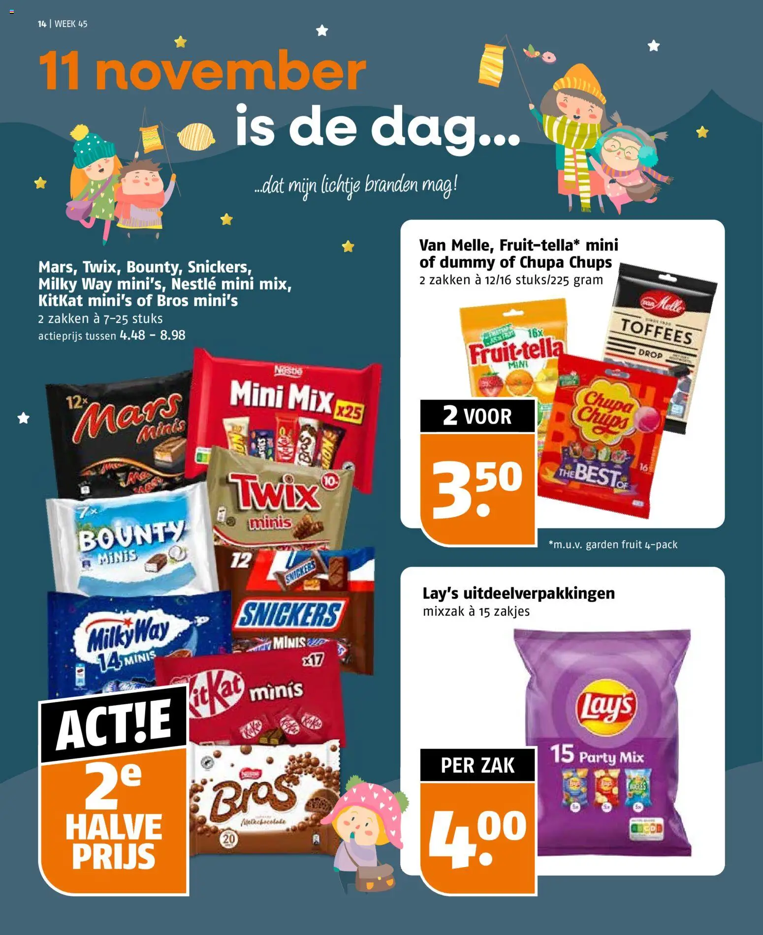 {H1} | Pagina: 14 | Producten: Chips, Zak, Snickers, Fruit