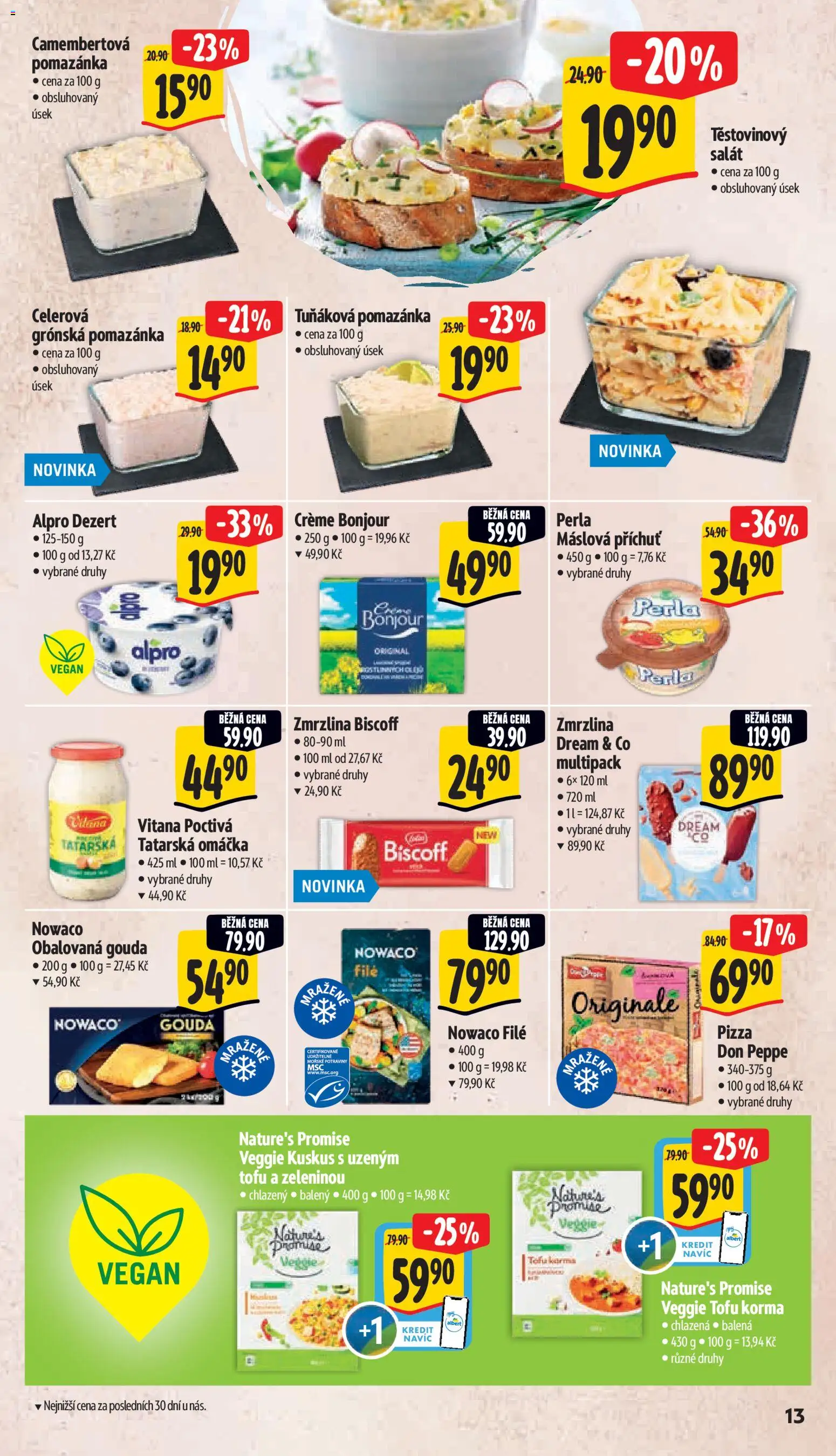 Albert leták - Hypermarket od 22.07.2026 | Strana: 21 | Produkty: Veggie, Kuskus, Camembert, Alpro