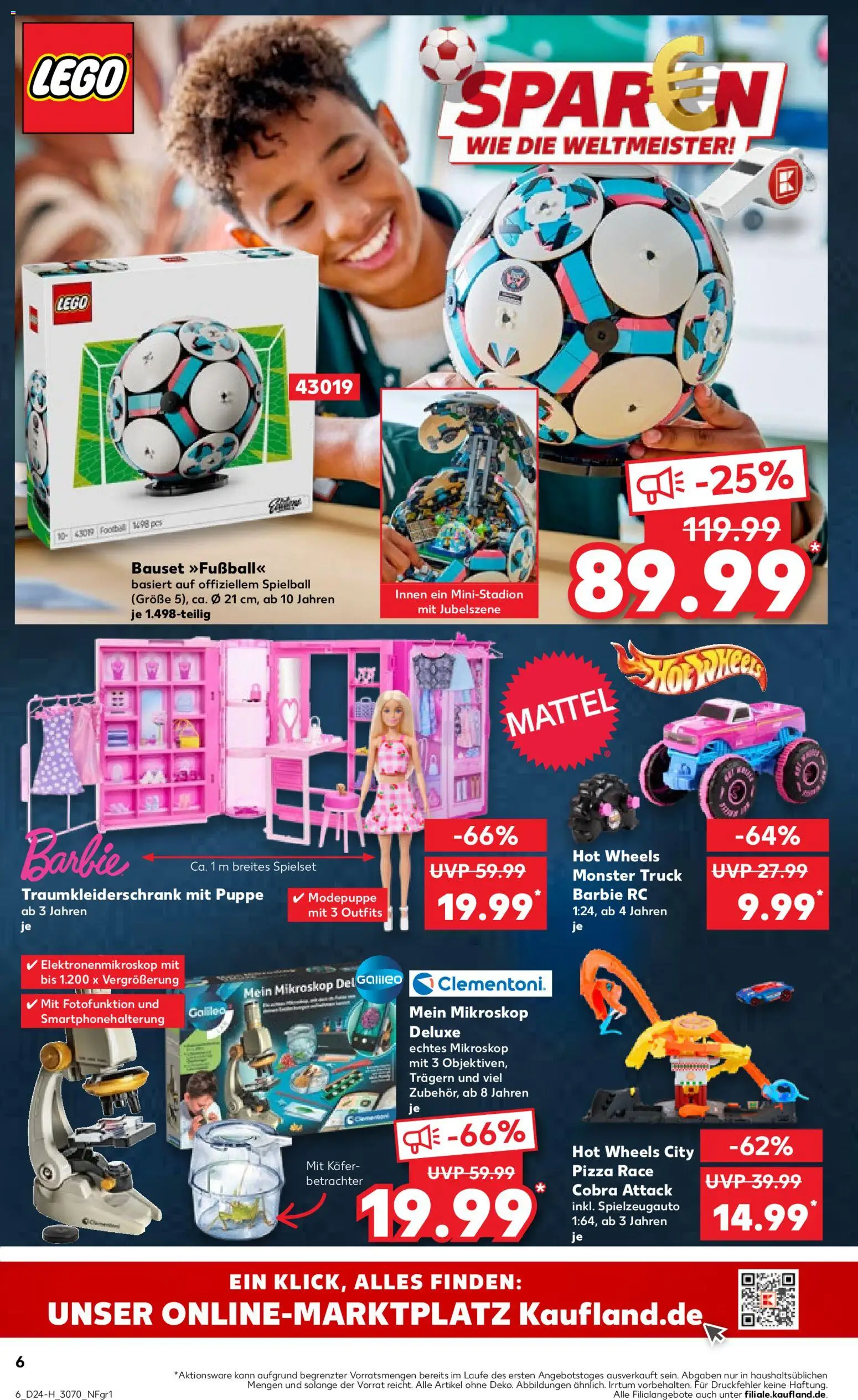 Kaufland Prospekt Leipzig – gültig ab 11.06.2026 | Seite: 6 | Produkte: Fußball, Football, Monster, Pizza