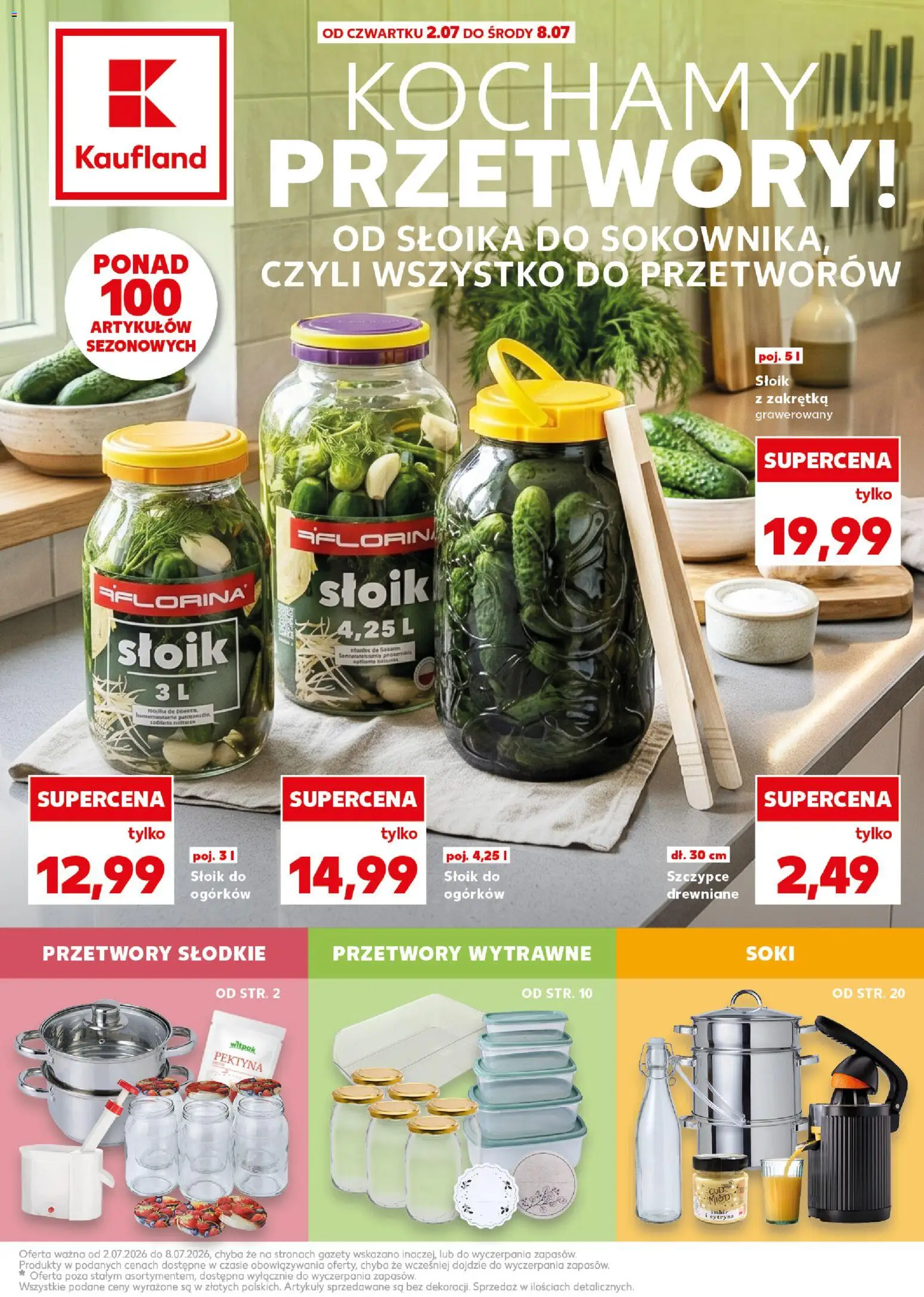 Kaufland Polsko leták - Kochamy przetwory od 02.07.2026 | Strana: 1