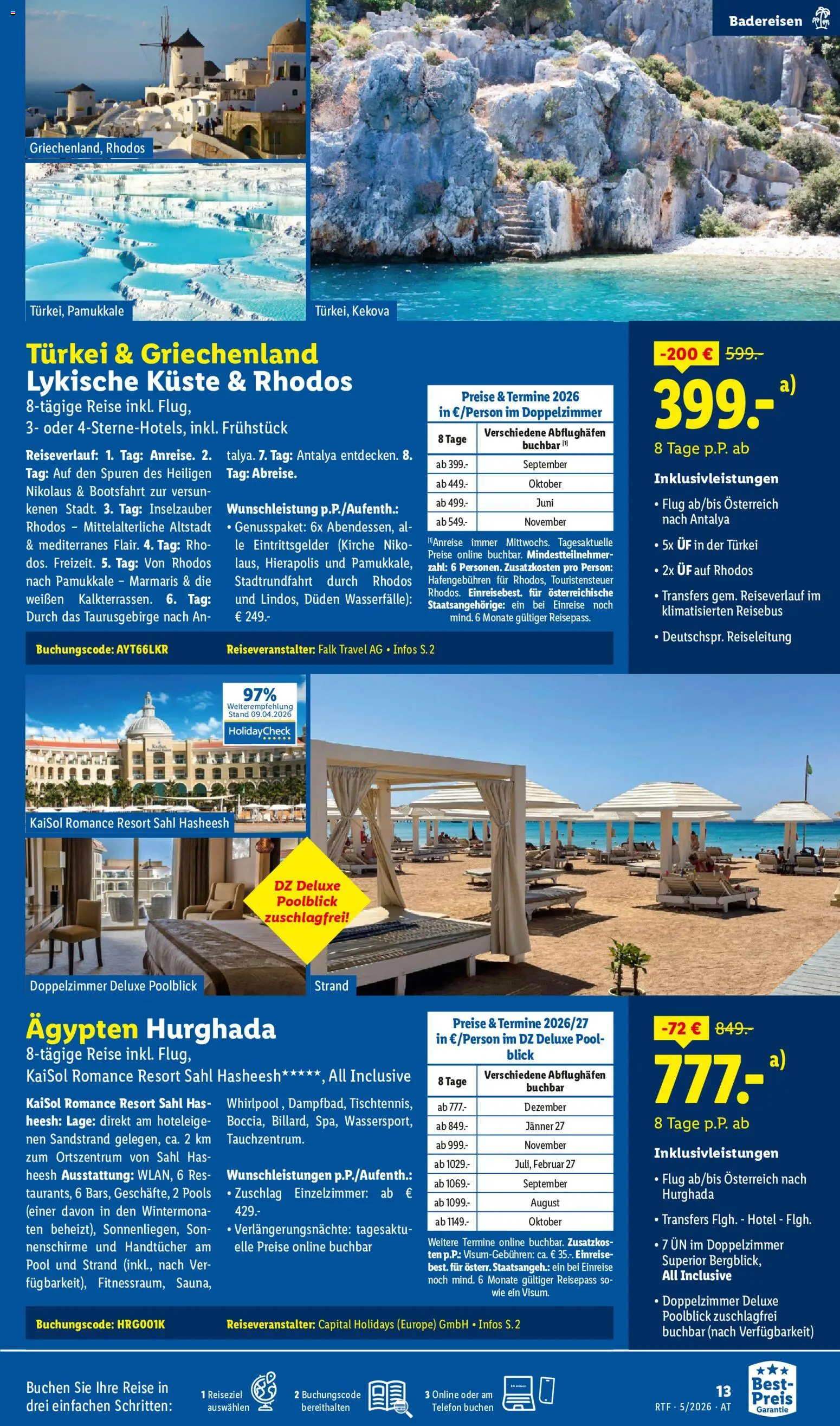 Lidl Mai/Juni Reise - Highlights gültig ab 12.05.2026 | Seite: 13 | Produkte: Telefon