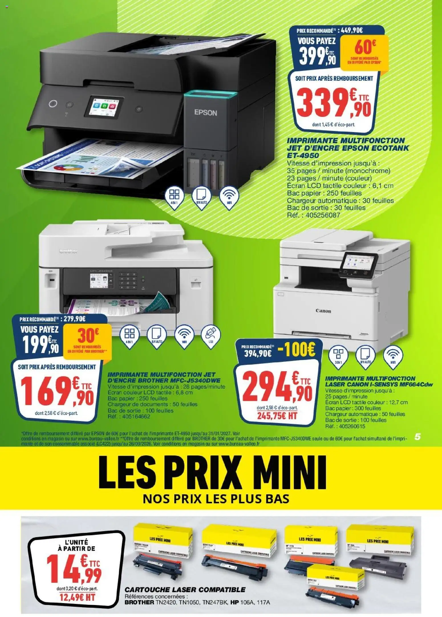 {H1} | Page: 5 | Produits: Imprimante, Imprimante multifonction, Epson, Cartouche