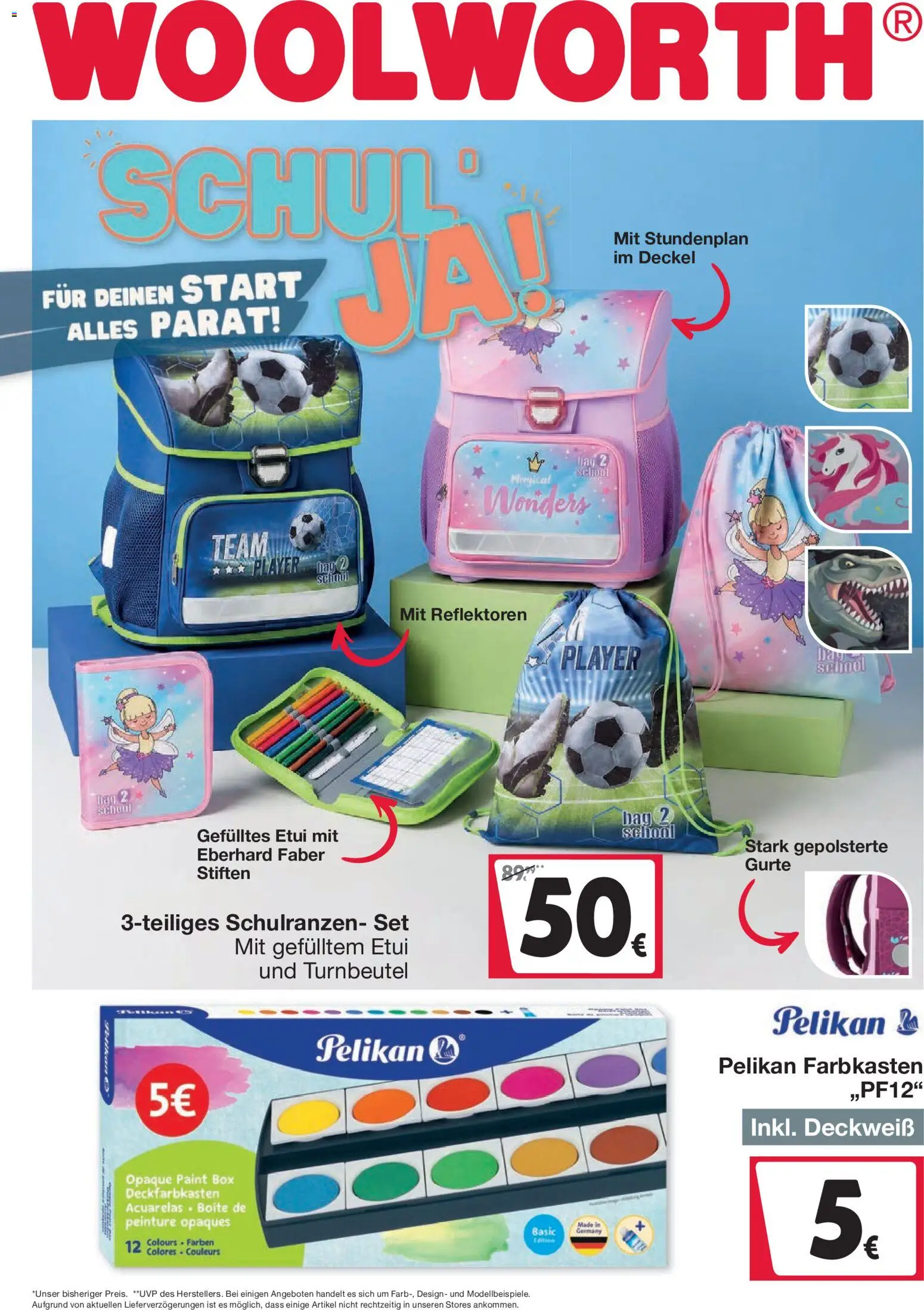Woolworth Prospekt zum Schulstart – gültig ab 03.08.2026 | Seite: 1