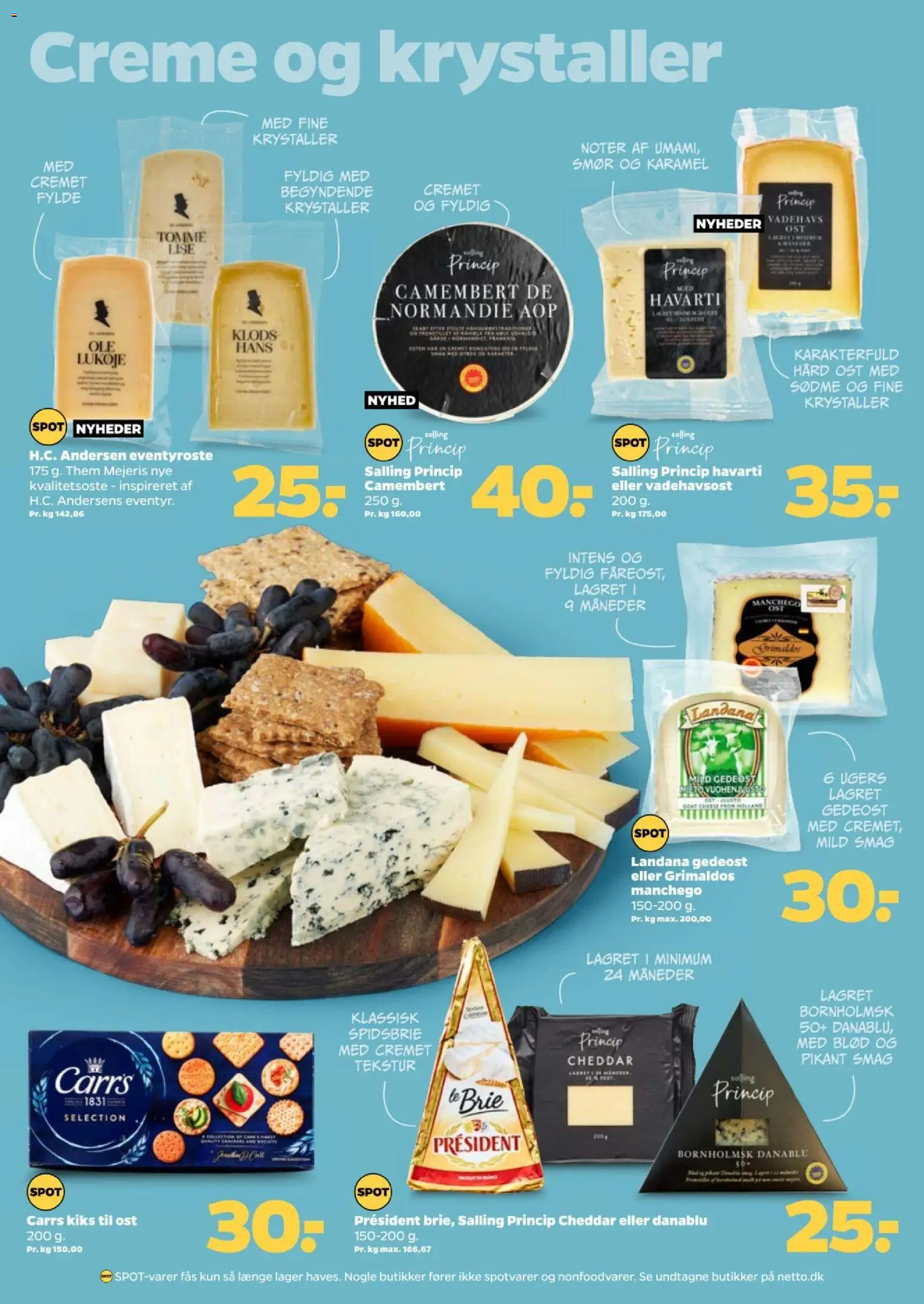 Netto tilbudsavis – gyldig fra 24/10/2026 | Side: 14 | Produkter: Camembert, Smør, Ost, Creme