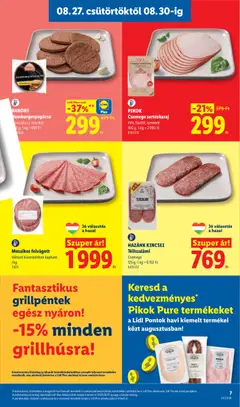 BARONI Hamburgerpogácsa, Hamburgerpogácsa klasszikus - amely érvényes a következő dátumtól: 2026.08.27. | Oldal: 7