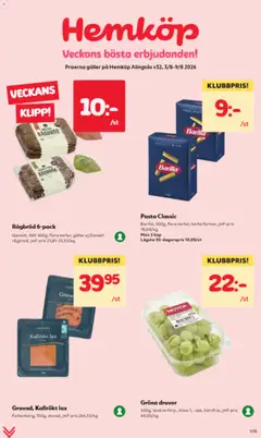 Hemköp erbjudanden - Förhandsvisning av reklamblad från butik Hemköp aktuell från 03/08/2026