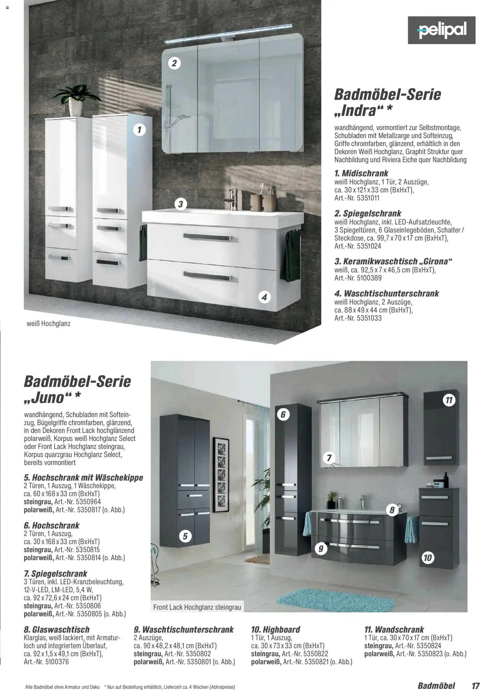 Toom Baumarkt Bad, Sanitär & Zubehör 2026 – gültig ab 01.01.2026 | Seite: 17 | Produkte: HIghboard, Armatur, Hochschrank, Midischrank