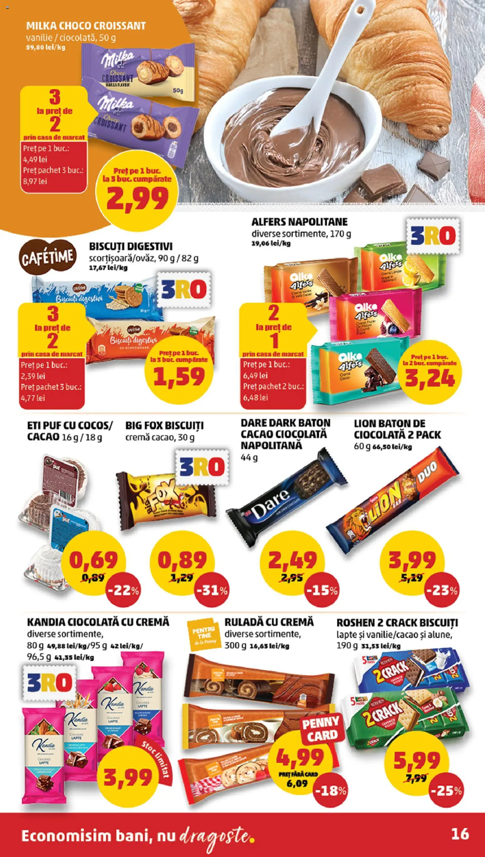 Noul catalog PENNY – valabil de la 12.08.2026 | Pagină: 16 | Produse: Fox, Lapte, Ciocolată, Cacao