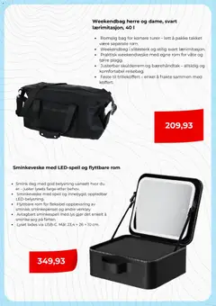 Forhåndsvisning av Clas Ohlson kundeavis gyldig fra 08/07/2026 | Side: 5 | Produkter: Sminkeveske, Lys, Weekendbag, Sminke