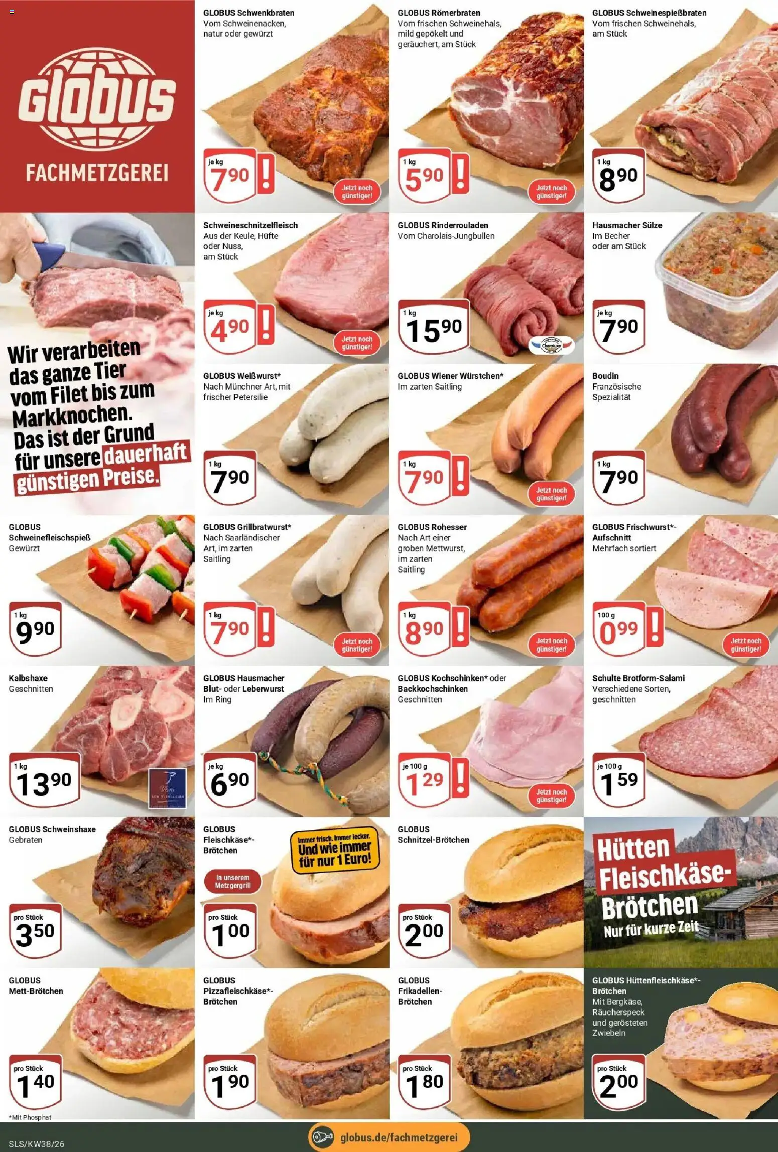 Globus Prospekt Saarlouis (ab 14.09.2026) » Angebote online | Seite: 8 | Produkte: Rinderrouladen, Zwiebeln, Petersilie
