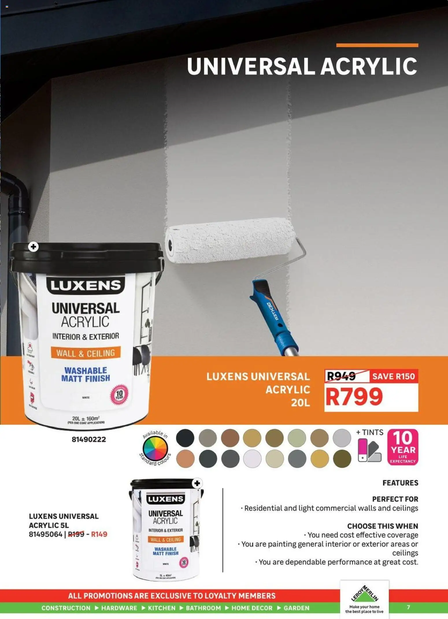 New Leroy Merlin catalogue – valid from 15.05.2026 | Page: 7 | Products: Coat, Light