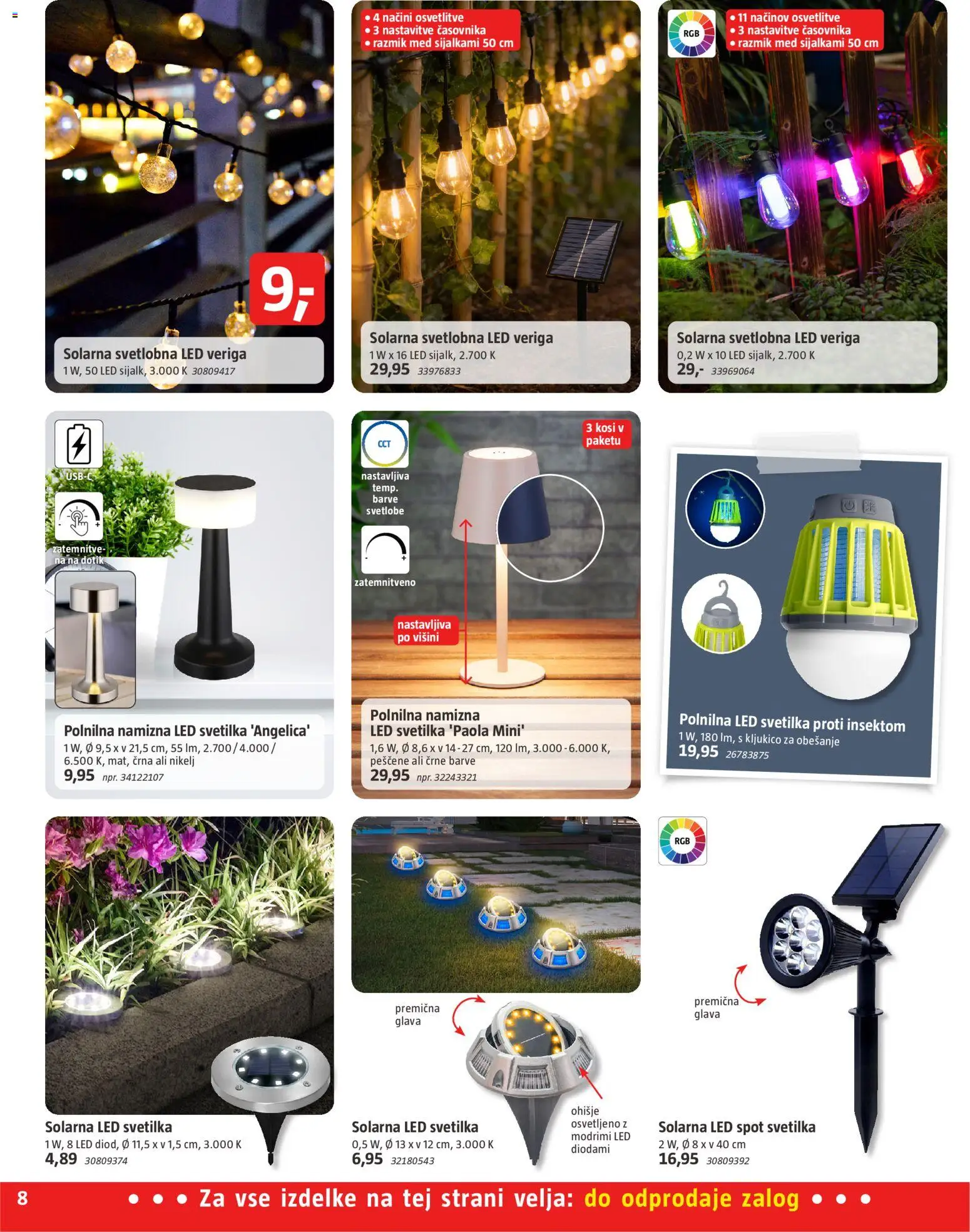 Novi Bauhaus katalog ponudbe – veljaven od 01.07.2026 | Stran: 8