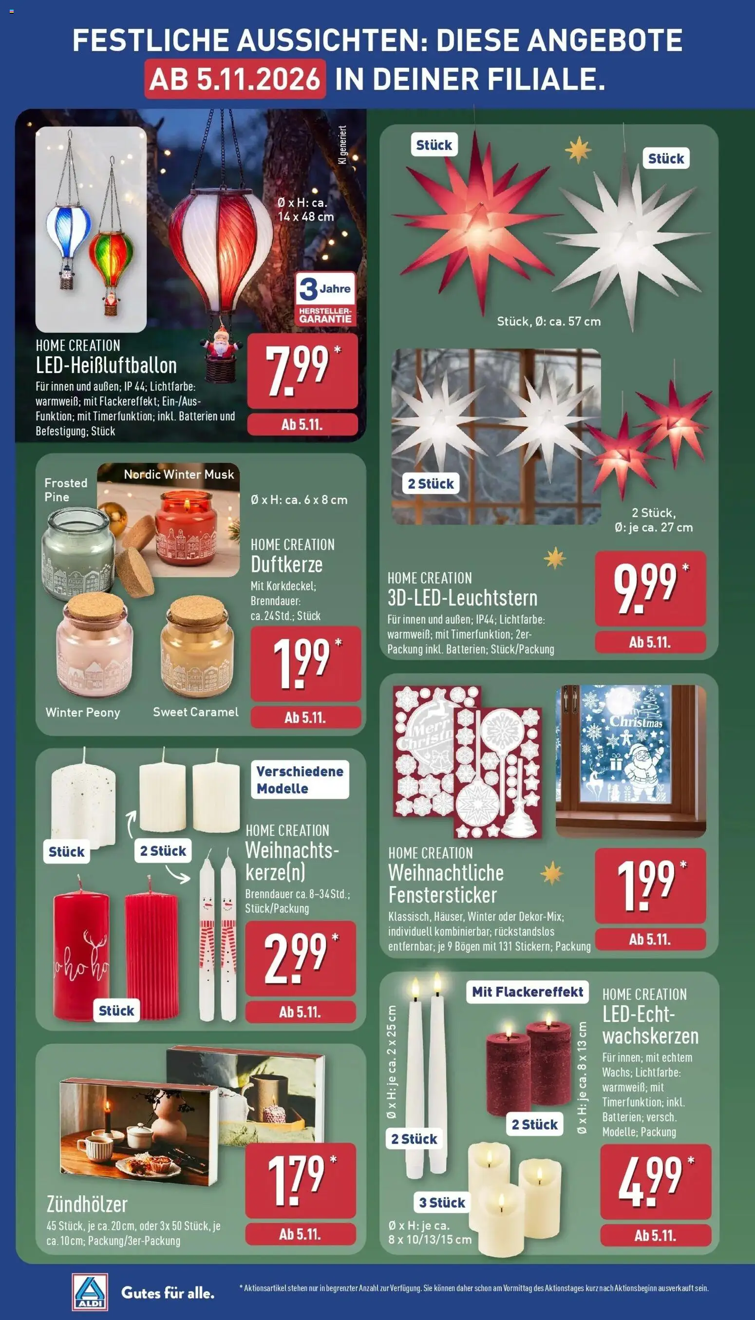 Aldi Aktueller Prospekt (ab 26.10.2026) » Angebote Online | Seite: 29 | Produkte: Batterien, Home creation
