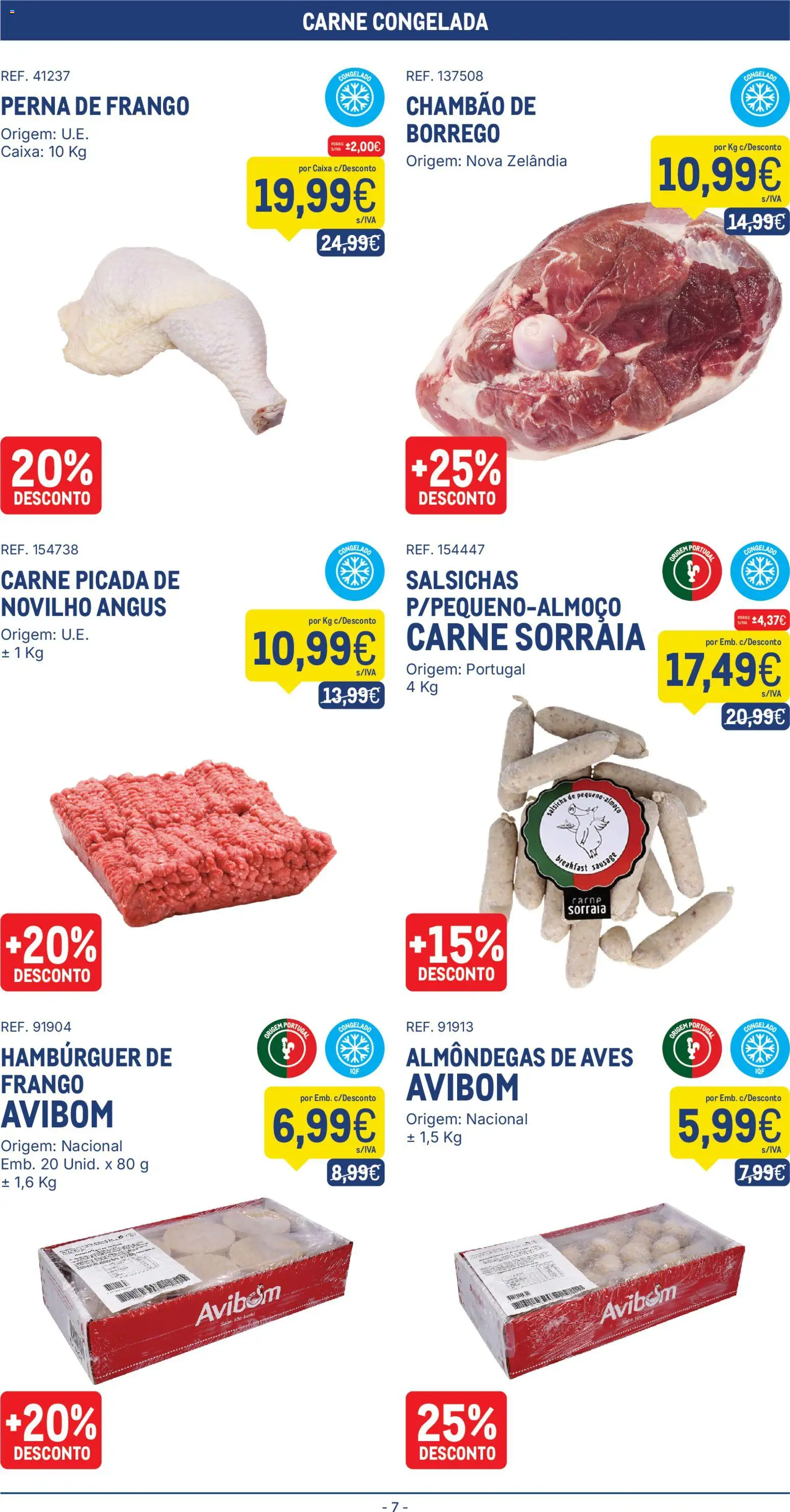 Makro folheto │ válido de 30/06/2026 | Página: 7 | Produtos: Frango, Hambúrguer, Carne picada, Carne