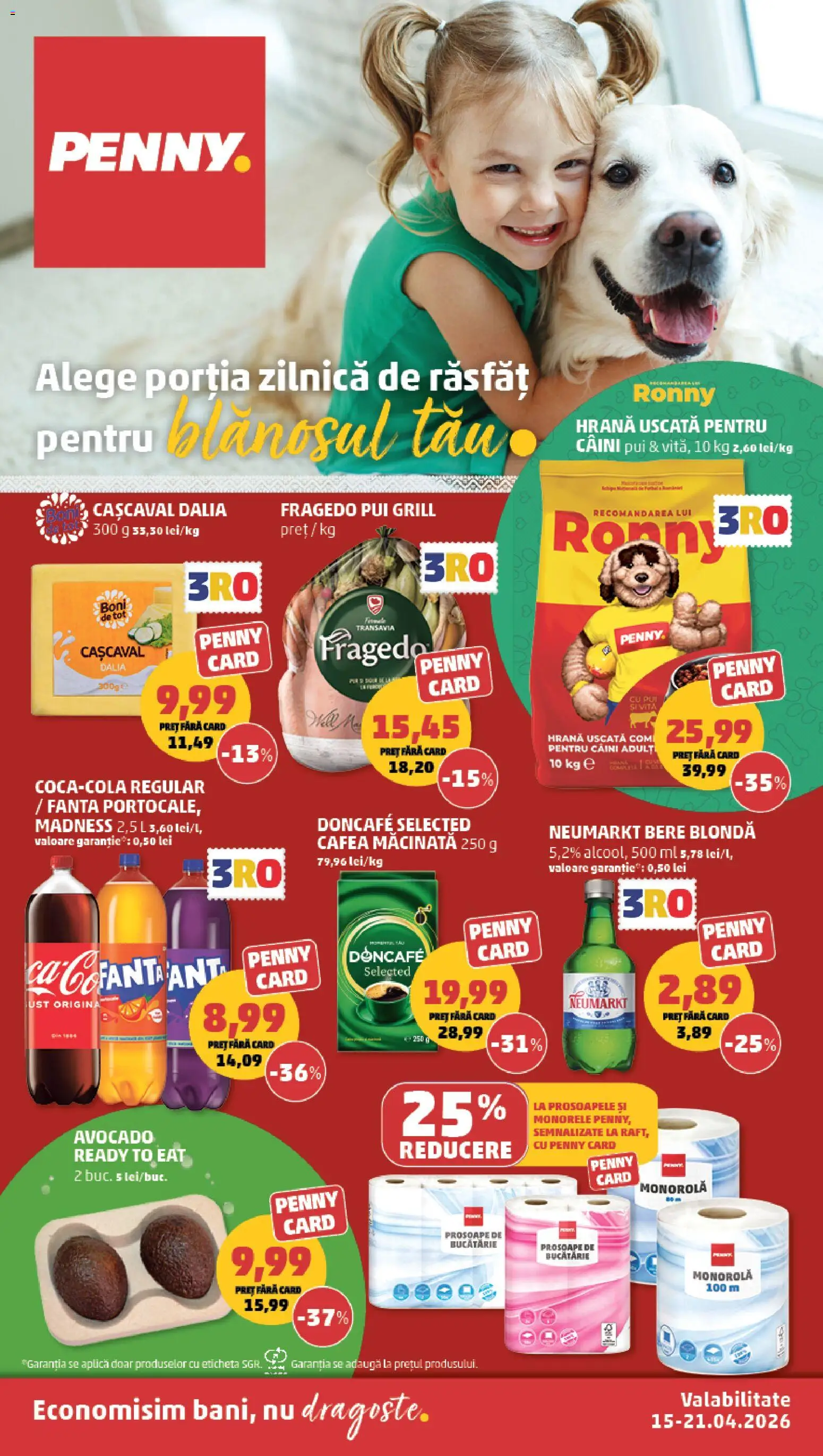 Noul catalog PENNY – valabil de la 15.04.2026 | Pagină: 1 | Produse: Grill, Cafea, Bere, Avocado