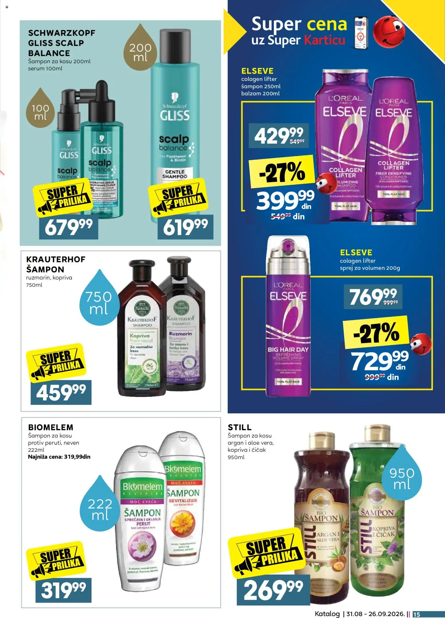 Idea katalog - važi od 31.08.2026 | Strana: 15 | Proizvode: Aloe vera, Šampon, Balzam