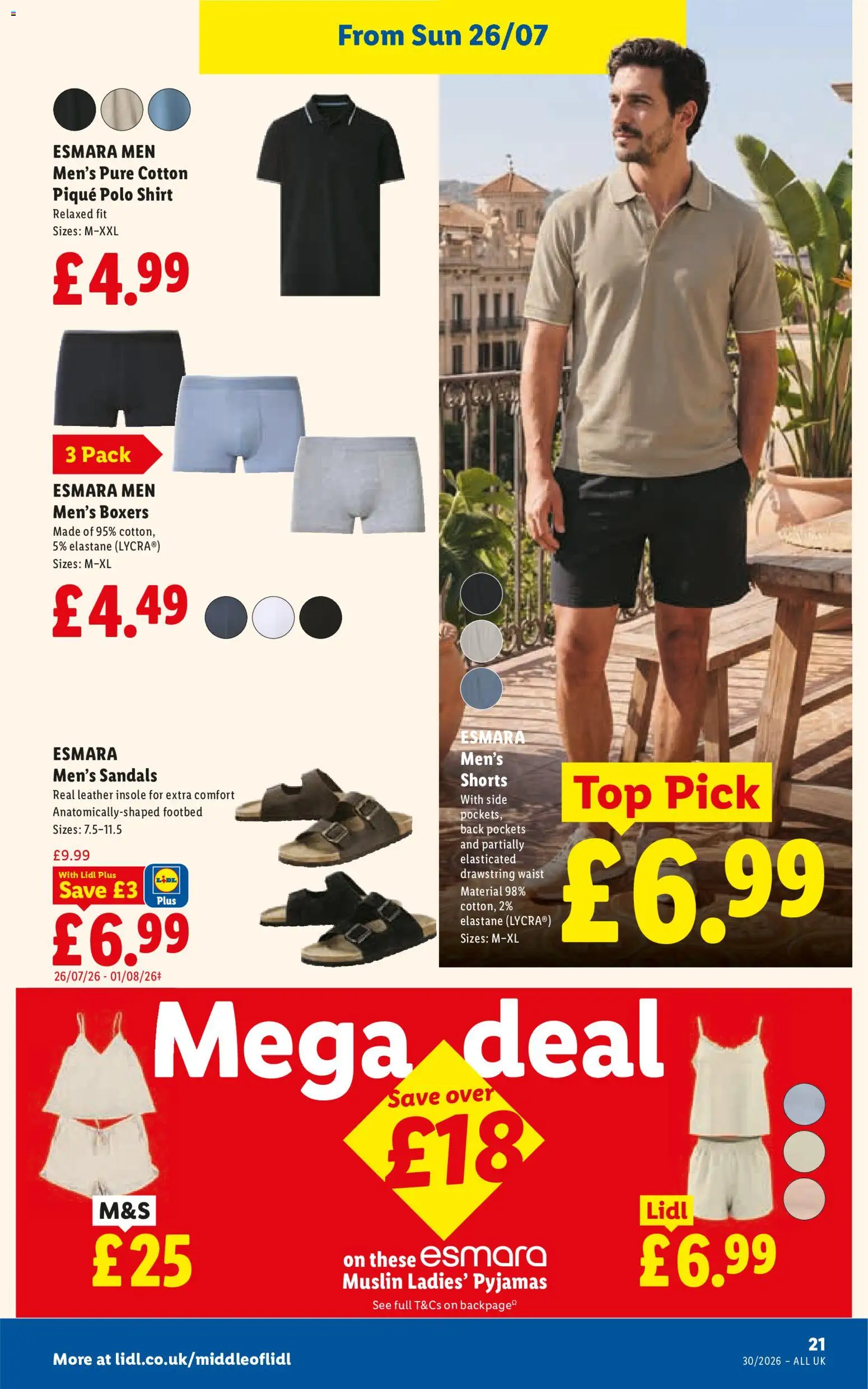 {H1} | Page: 23 | Products: Shirt, Shorts, Boxers, Sandals