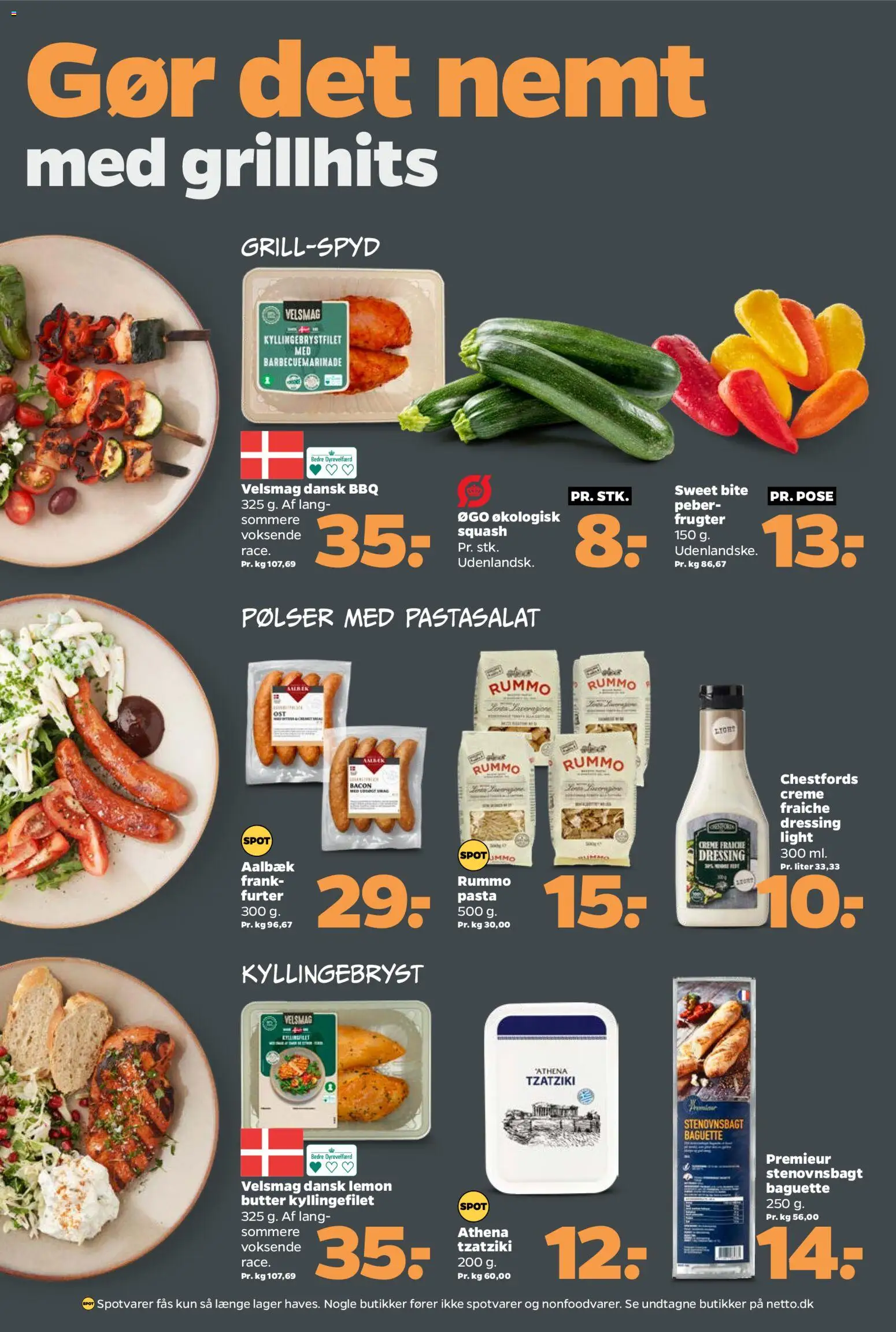 Netto tilbudsavis – gyldig fra 08.05.2026 | Side: 3 | Produkter: Creme, Pasta, Squash, Tzatziki
