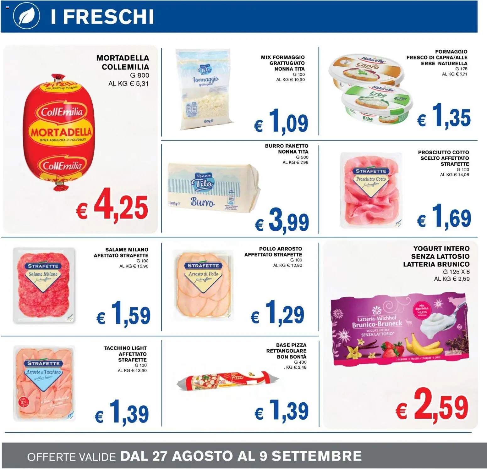 Volantino Coal del 28/08/2026 | Pagina: 6 | Prodotti: Yogurt, Pollo, Pollo arrosto, Senza lattosio