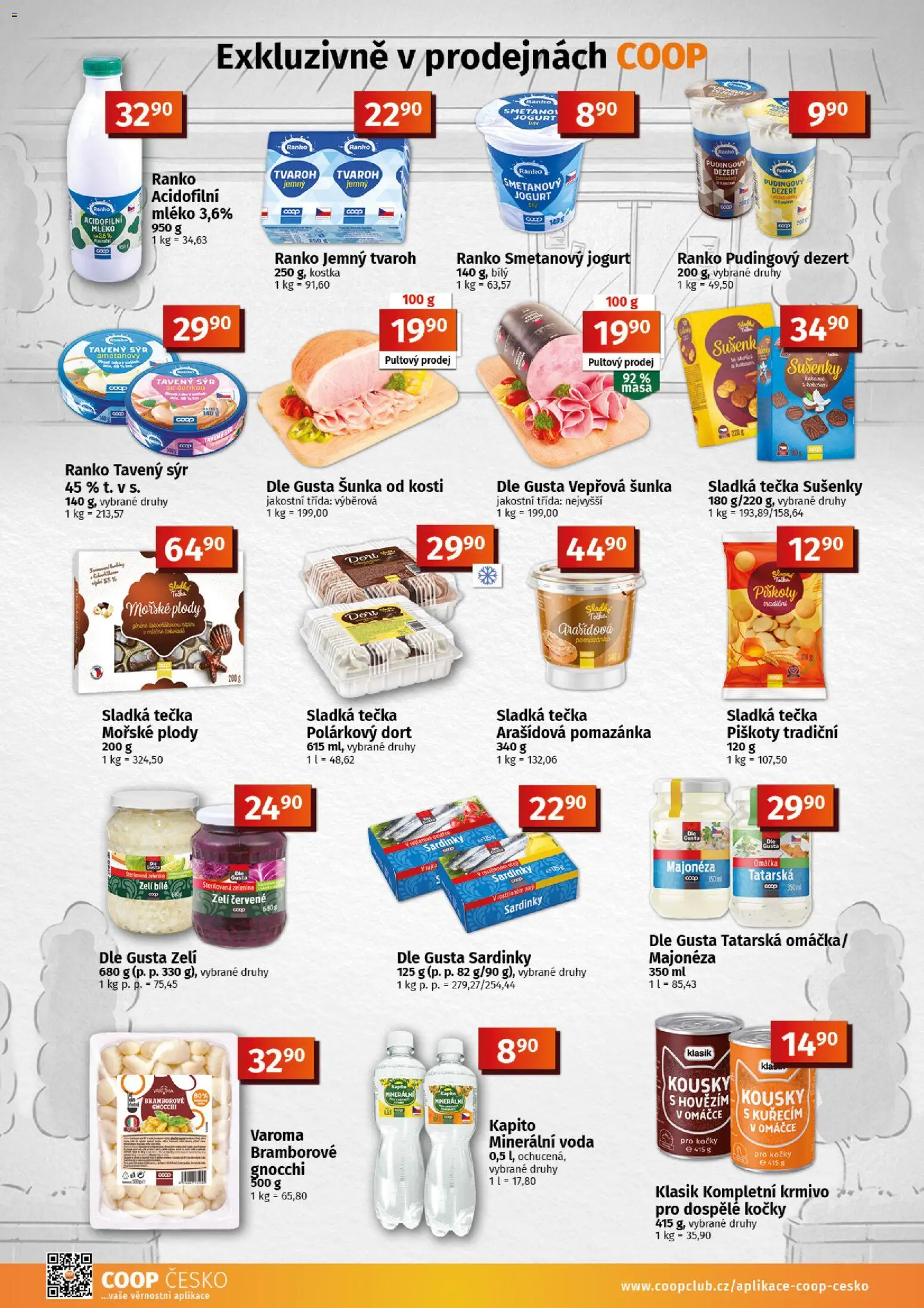 Coop leták - Tuty od 23.09.2026 | Strana: 2 | Produkty: Jogurt, Majonéza, Gnocchi, Sušenky