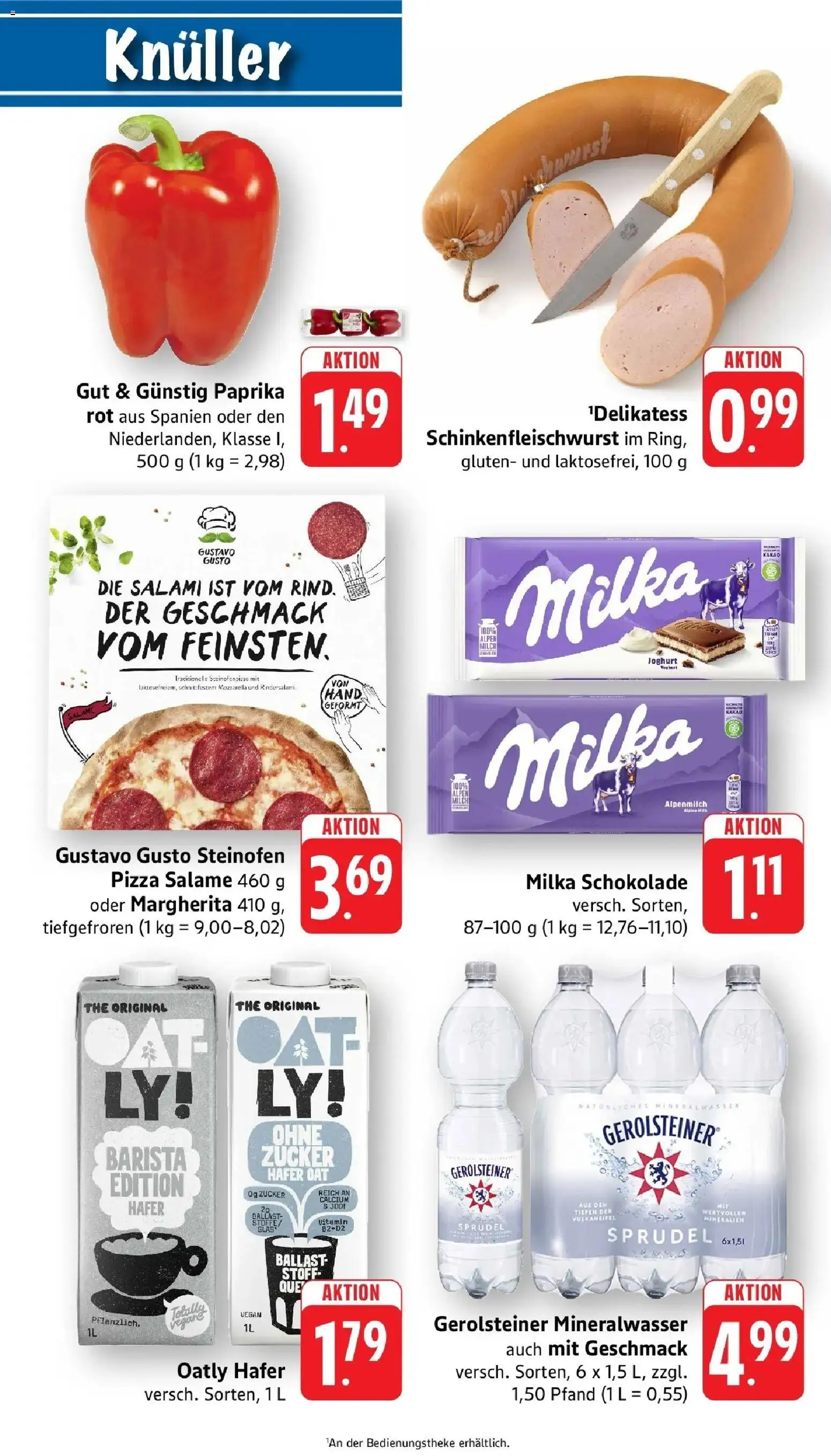 nah & gut Prospekt Offenburg-Zunsweier – gültig ab 31.08.2026 | Seite: 10 | Produkte: Joghurt, Mozzarella, Paprika, Pizza