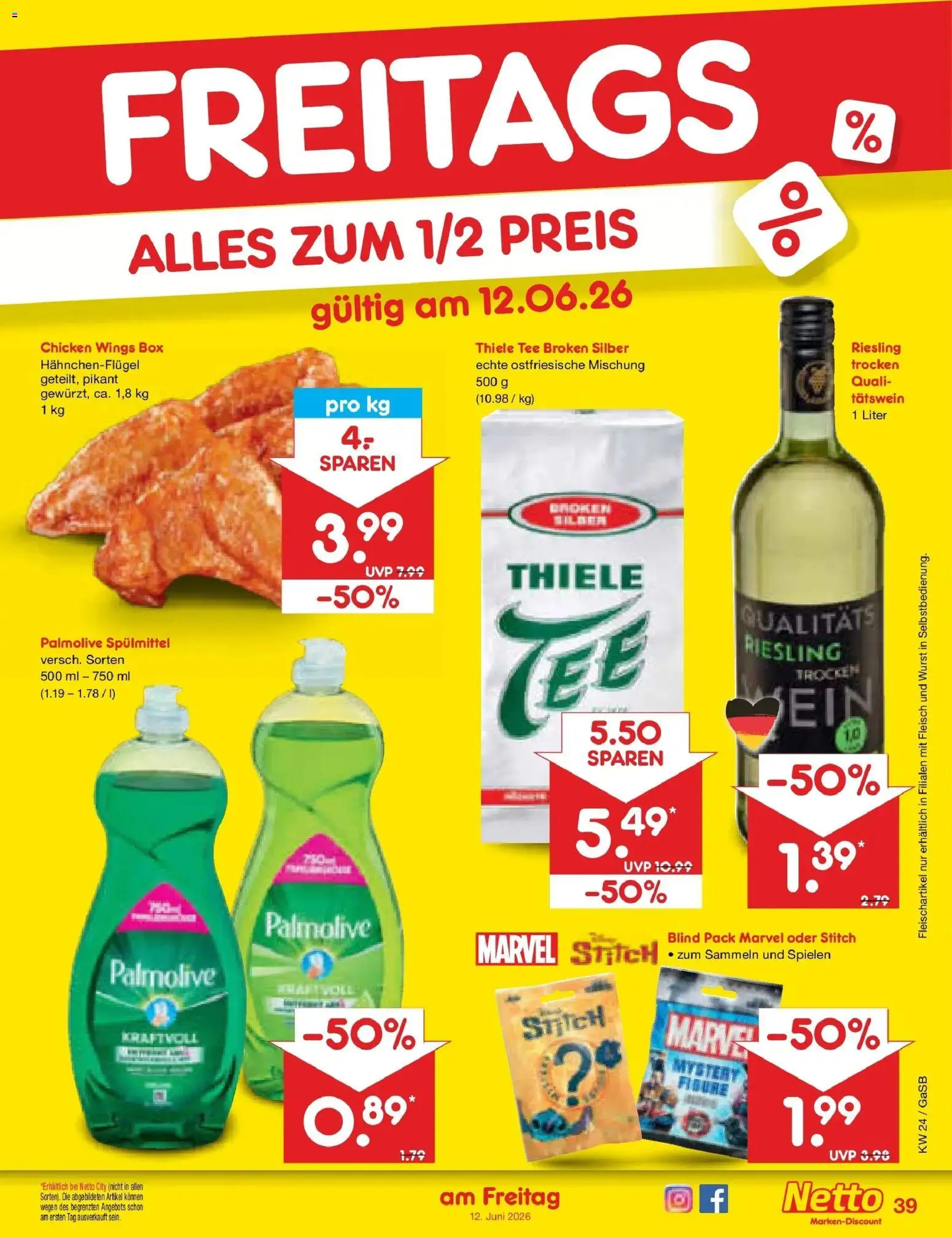 Netto Marken-Discount Prospekt Bremen-Lesum – gültig ab 08.06.2026 | Seite: 57 | Produkte: Box, Wurst, Tee, Fleisch