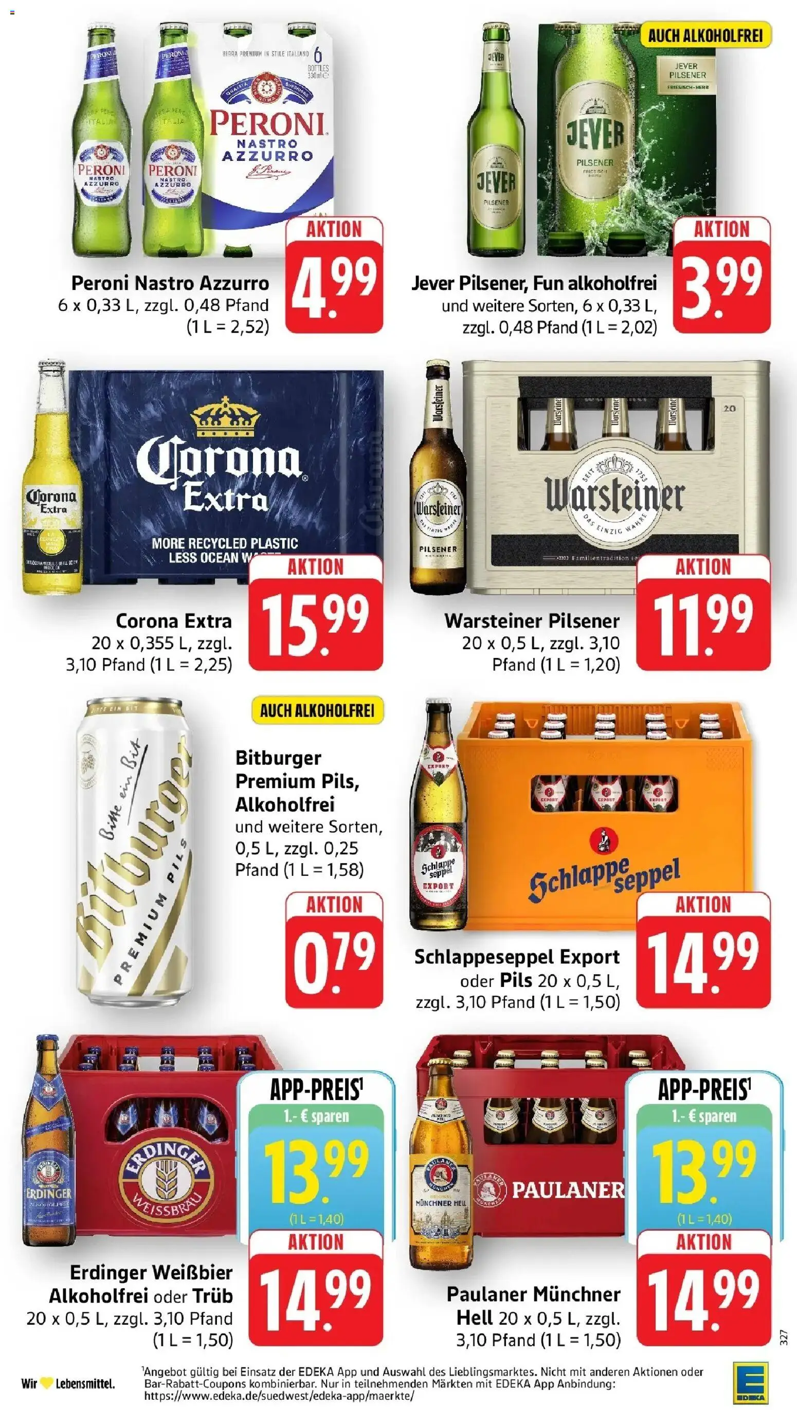Edeka Prospekt Großostheim (ab 17.08.2026) » Angebote Online | Seite: 31 | Produkte: Weißbier, Pils, Jever, Paulaner