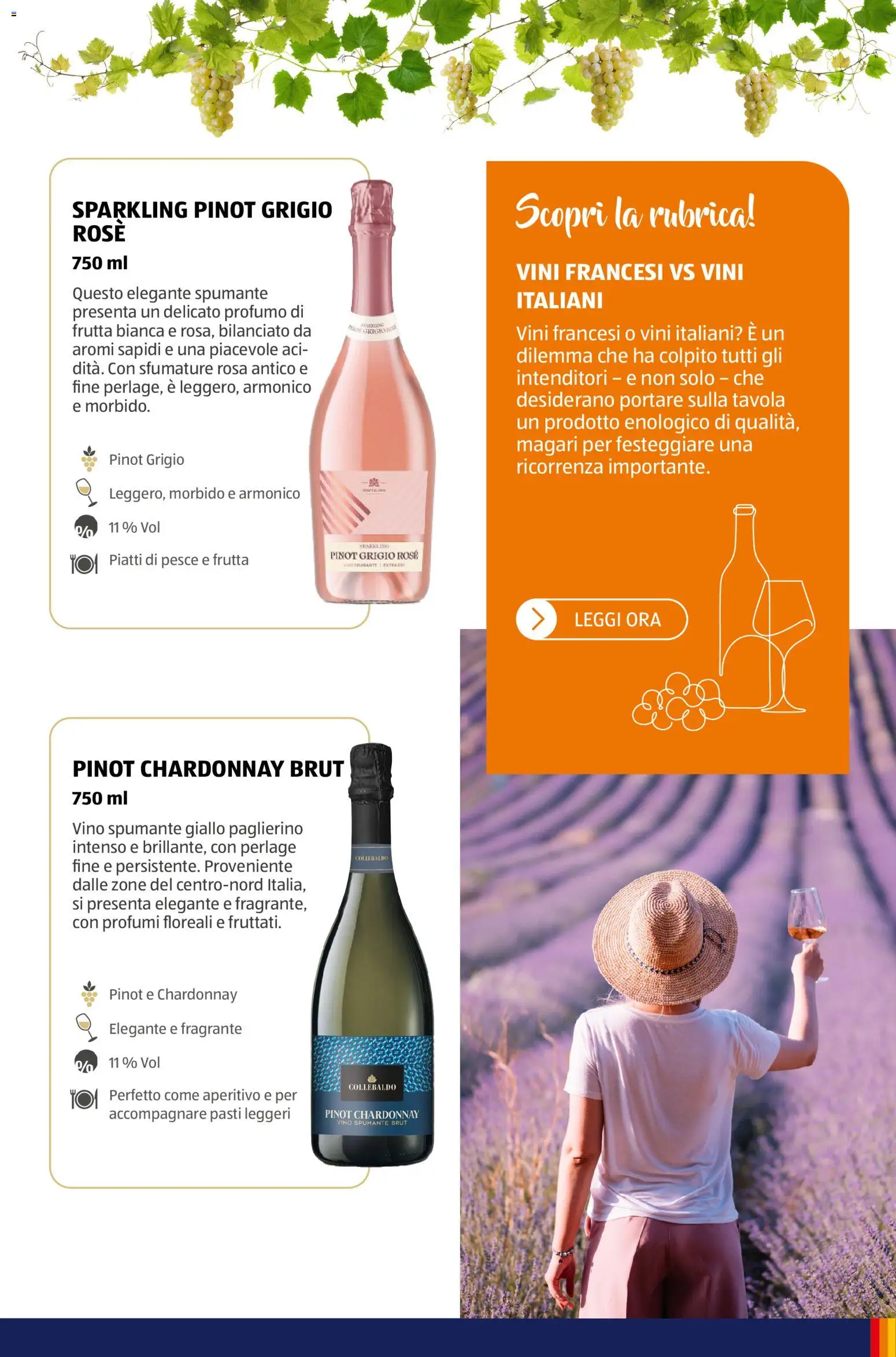 Volantino Aldi del 12/01/2026 | Pagina: 57 | Prodotti: Frutta, Vino, Spumante, Profumo