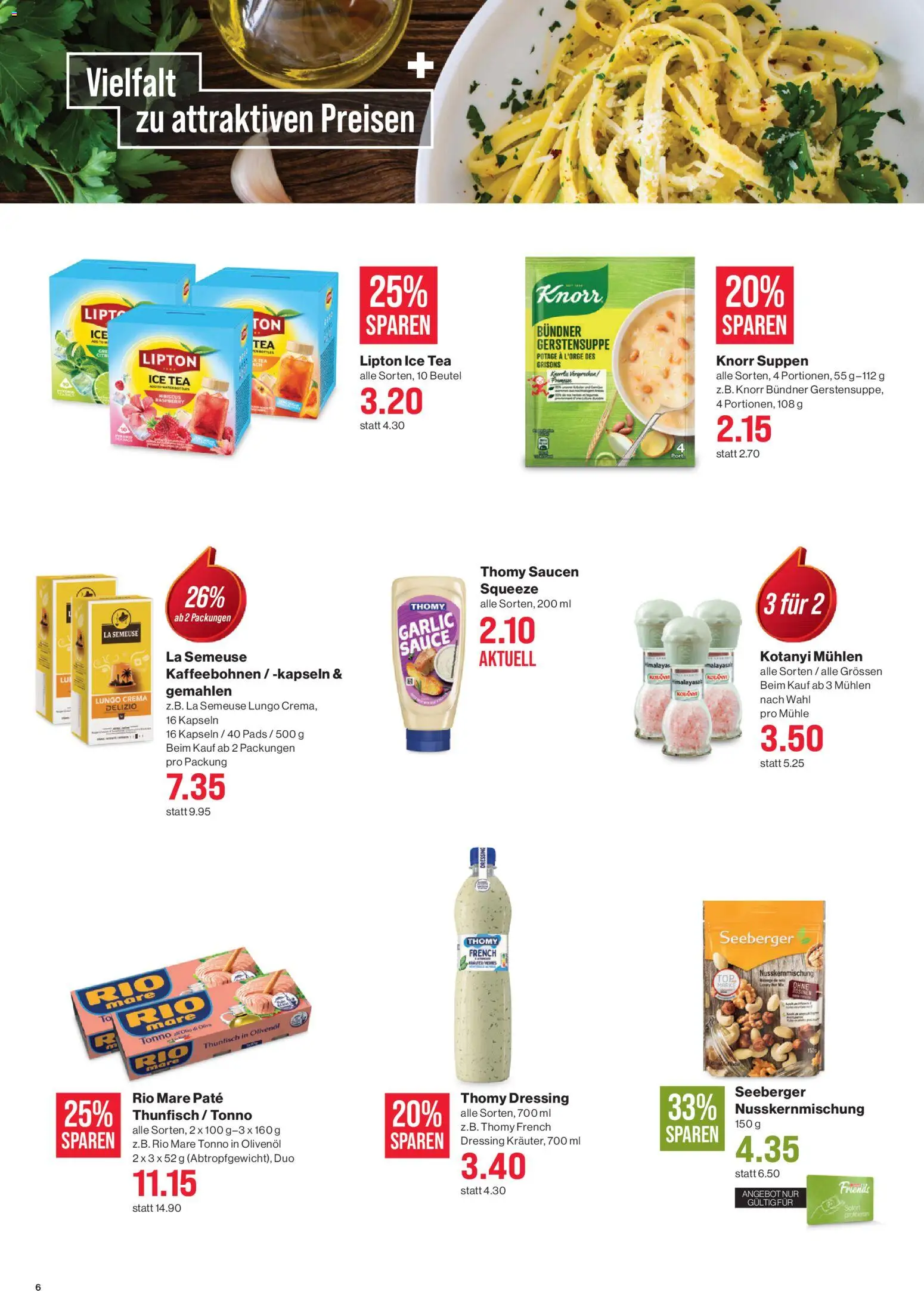 SPAR aktionen – gültig ab 11.06.2026 | Seite: 6 | Produkte: Strunová sekačka, Dressing, Mühle